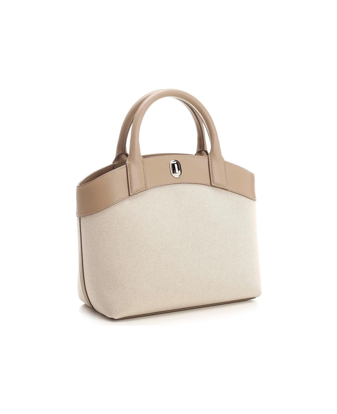 Savette Small "tondo" Tote Bag - Beige