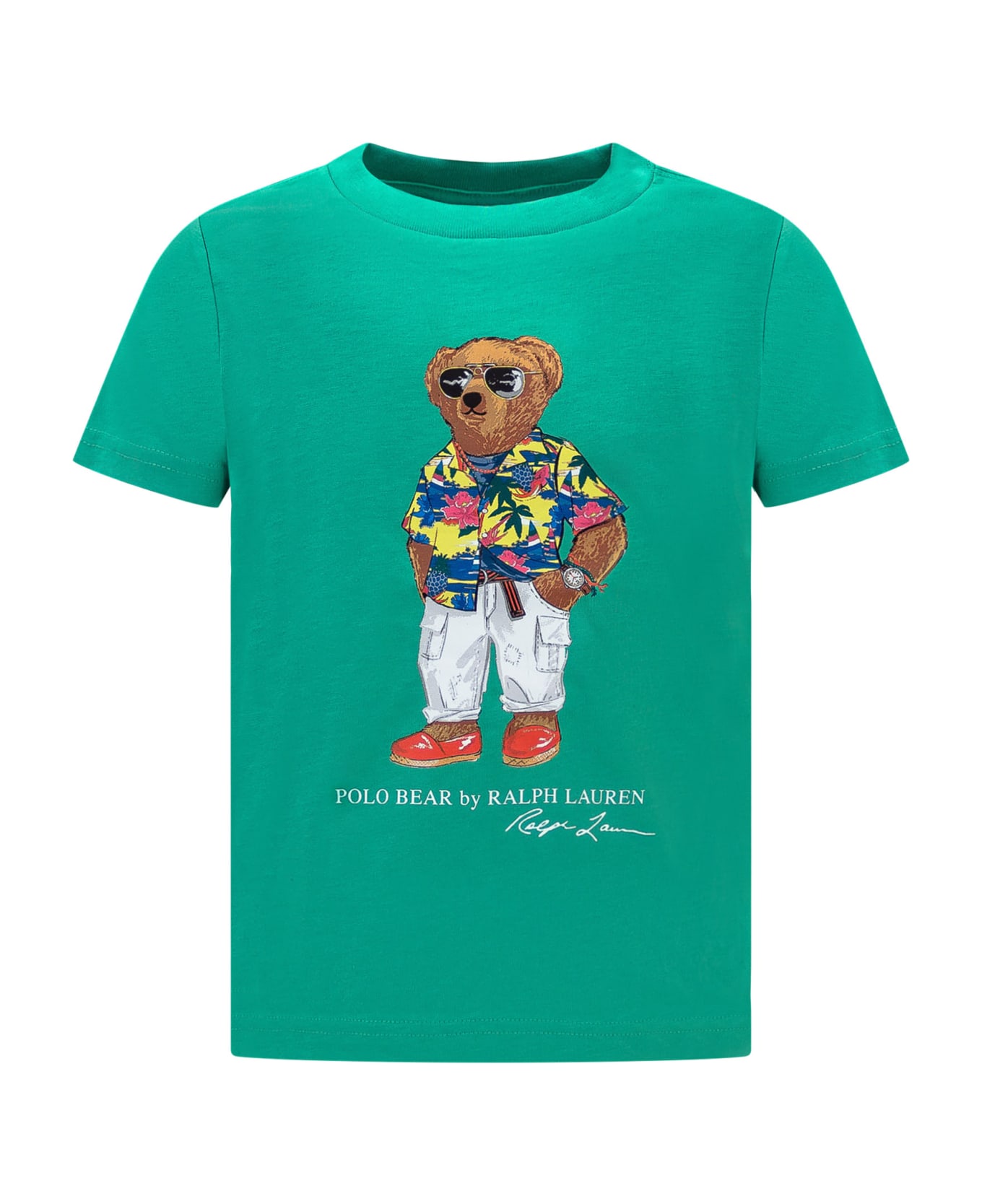 Polo Ralph Lauren Polo Bear T-shirt - SP24 CLB55 BEAR VINEYARD GREEN Tシャツ＆ポロシャツ