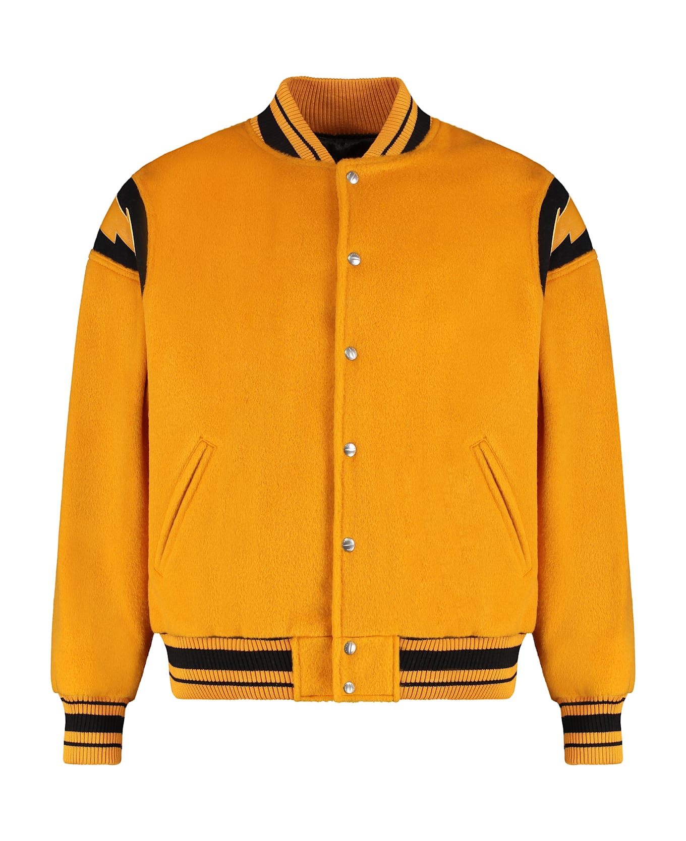 Rhude Wool Bomber Jacket - Orange