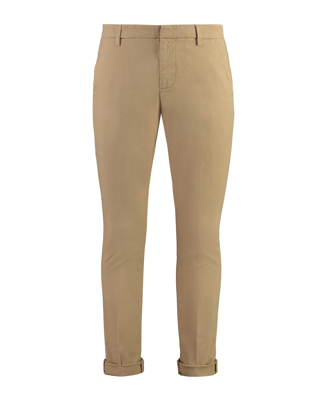 Dondup Chino Pants In Stretching Cotton - Beige