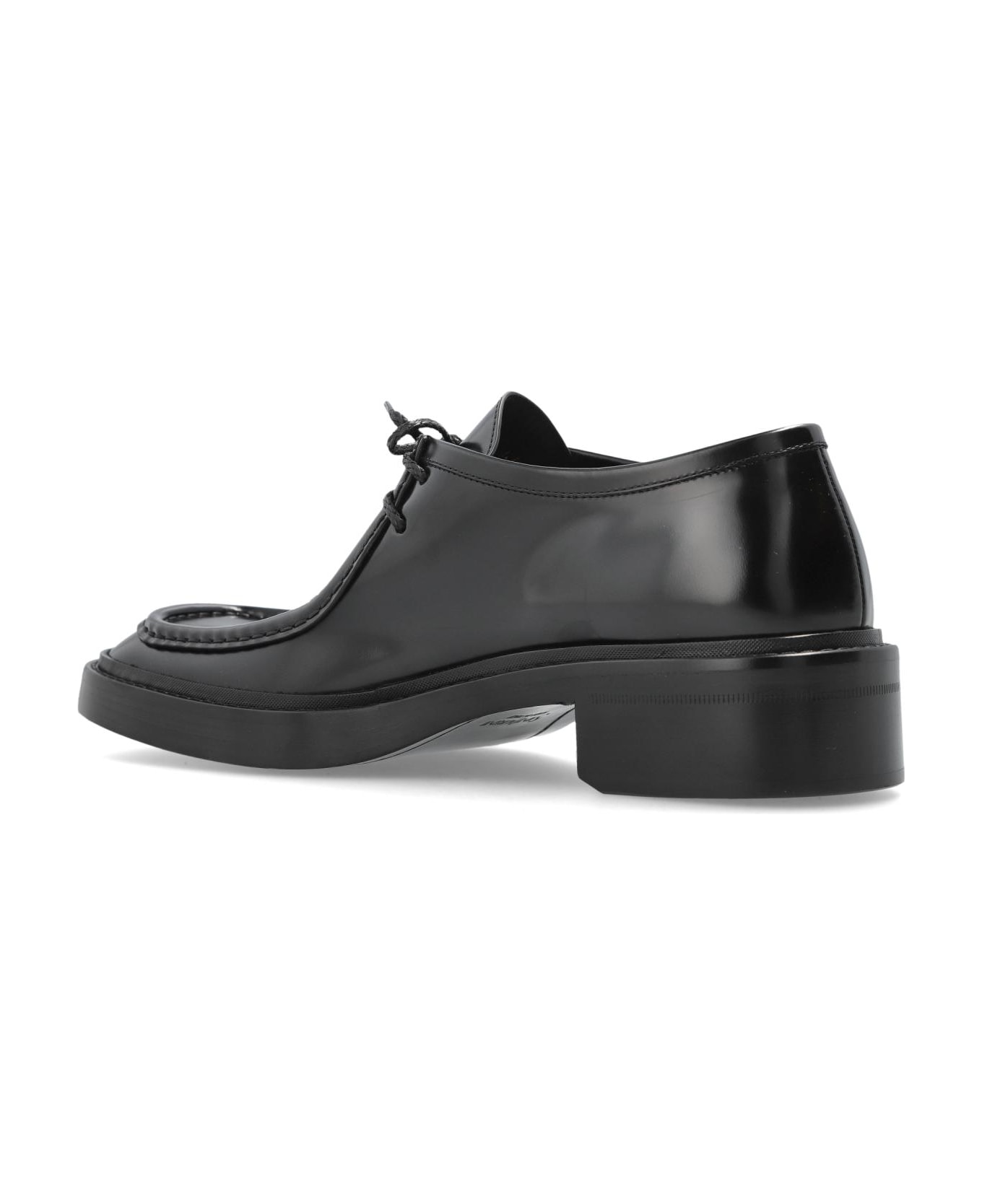 Saint Laurent Leather Shoes 
new Bourbon
 - BLACK