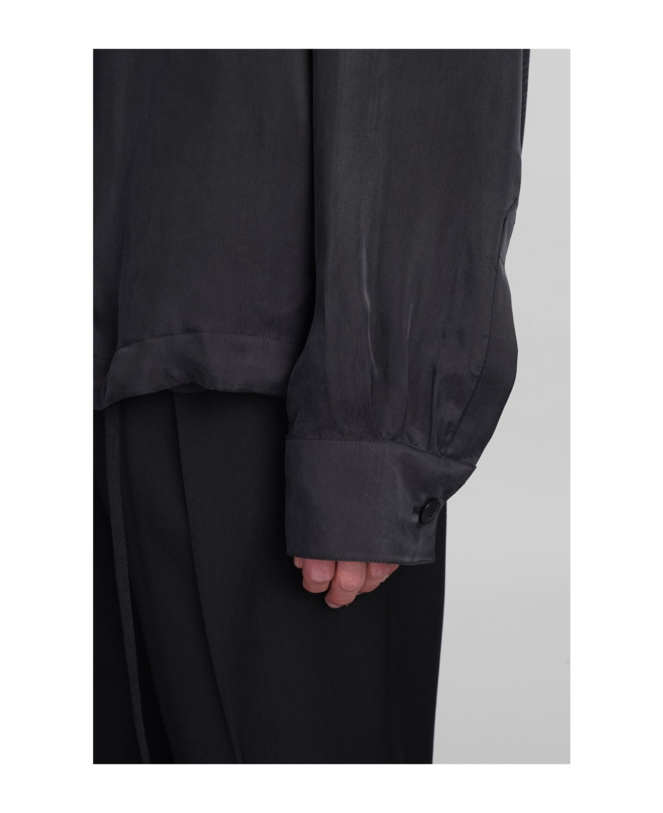 costumein Otaru Casual Jacket In Black Polyamide Polyester - black