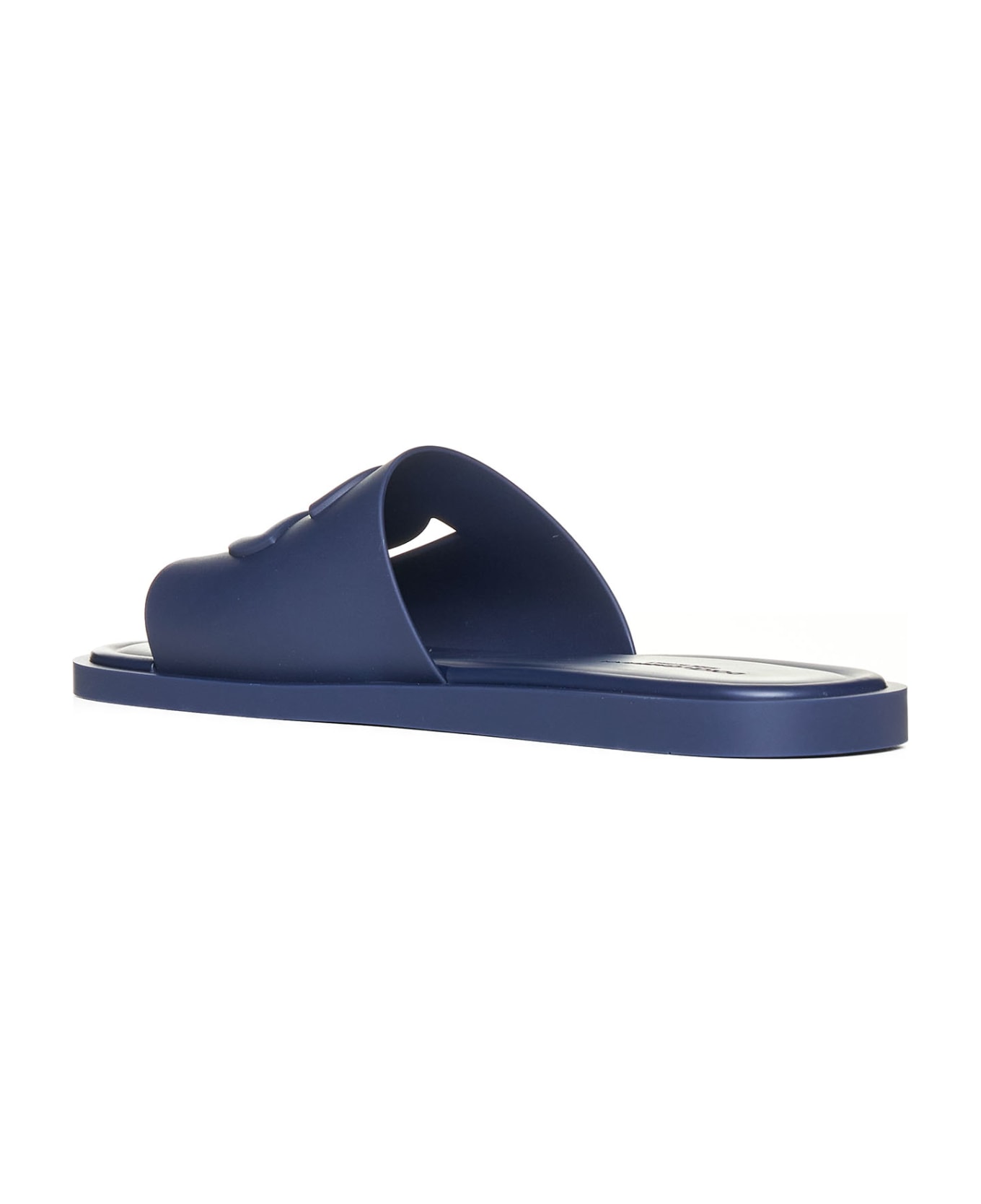 Dolce & Gabbana Sandal With Logo - blue その他各種シューズ