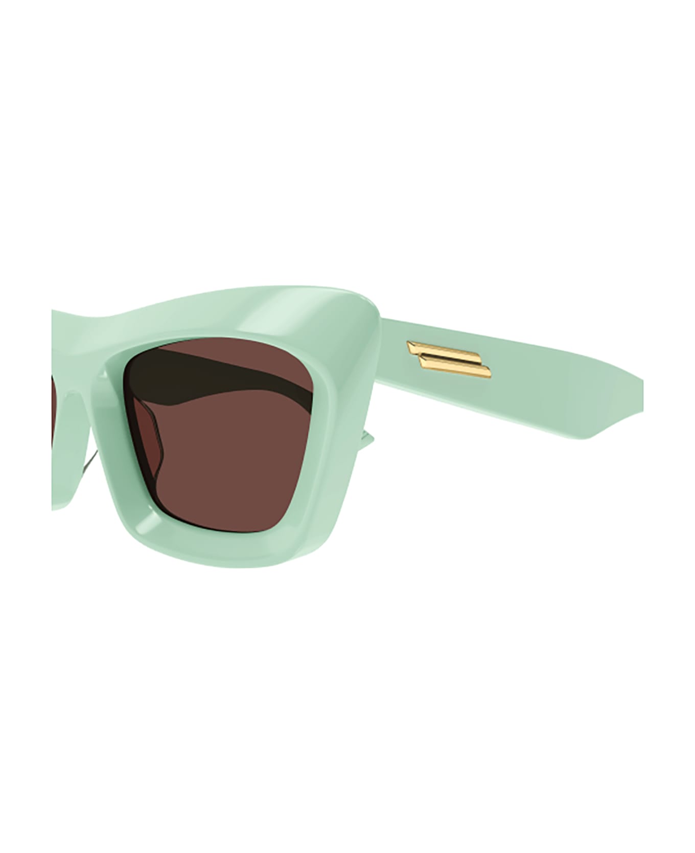 Bottega Veneta Eyewear BV1283S Sunglasses - Green Green Brown