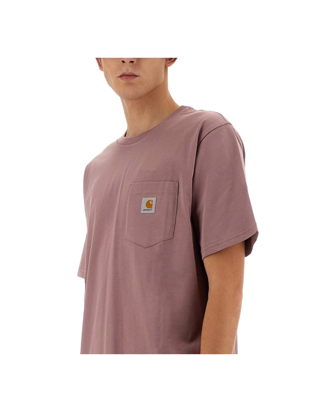 Carhartt T-shirt With Pocket - PINK