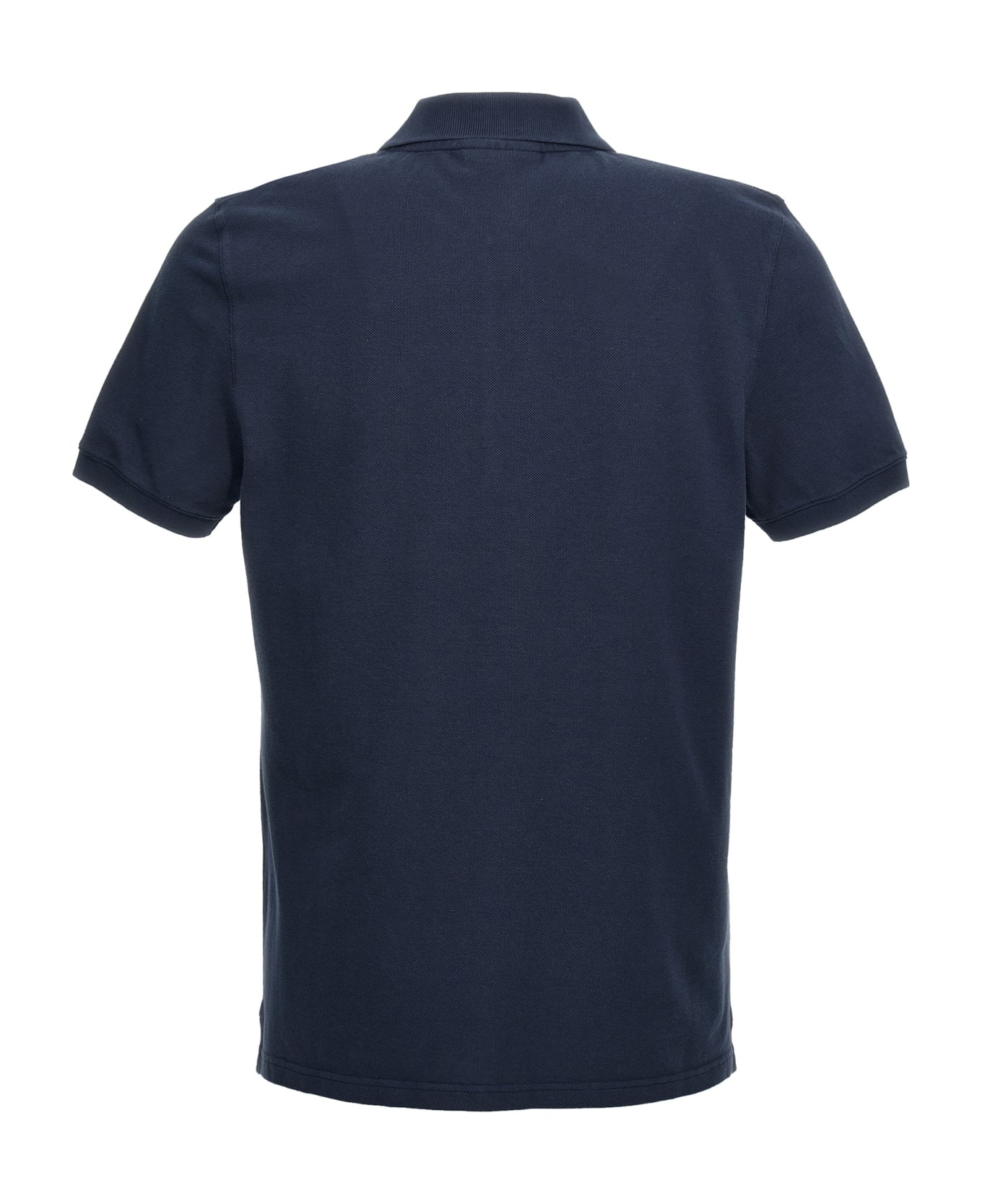 Maison Kitsuné 'fox Head' Polo Shirt - Ink blue