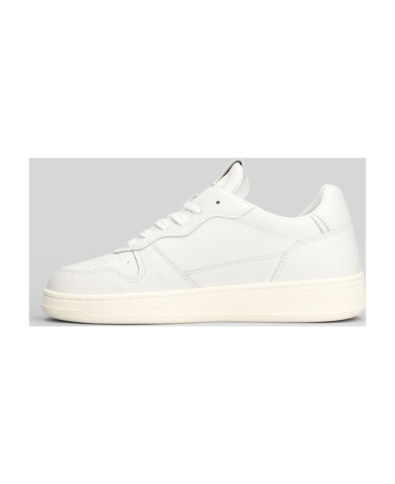 D.A.T.E. Court 2.0 Basic Sneakers In White Leather - white