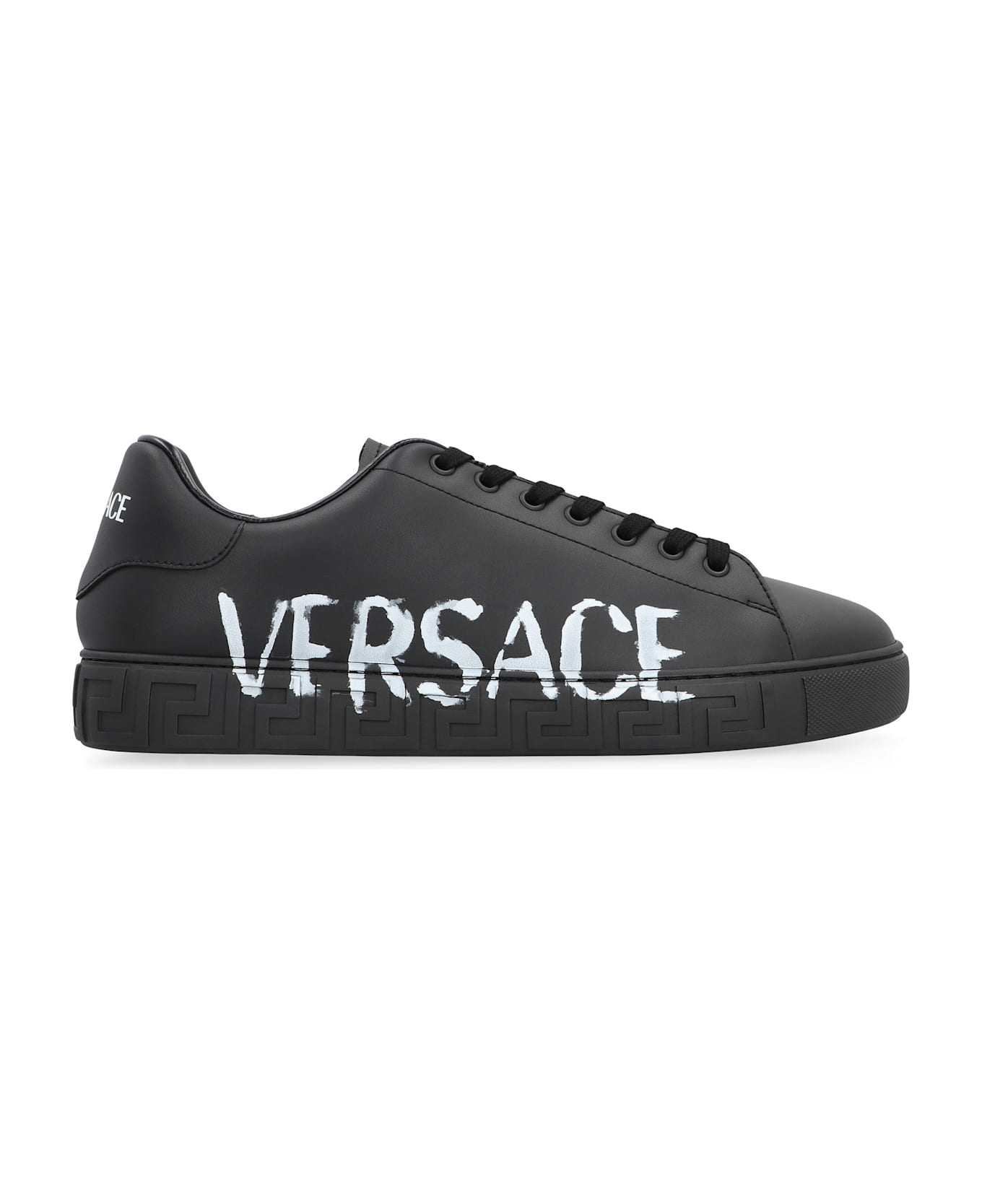 Versace Greca Low-top Sneakers - black