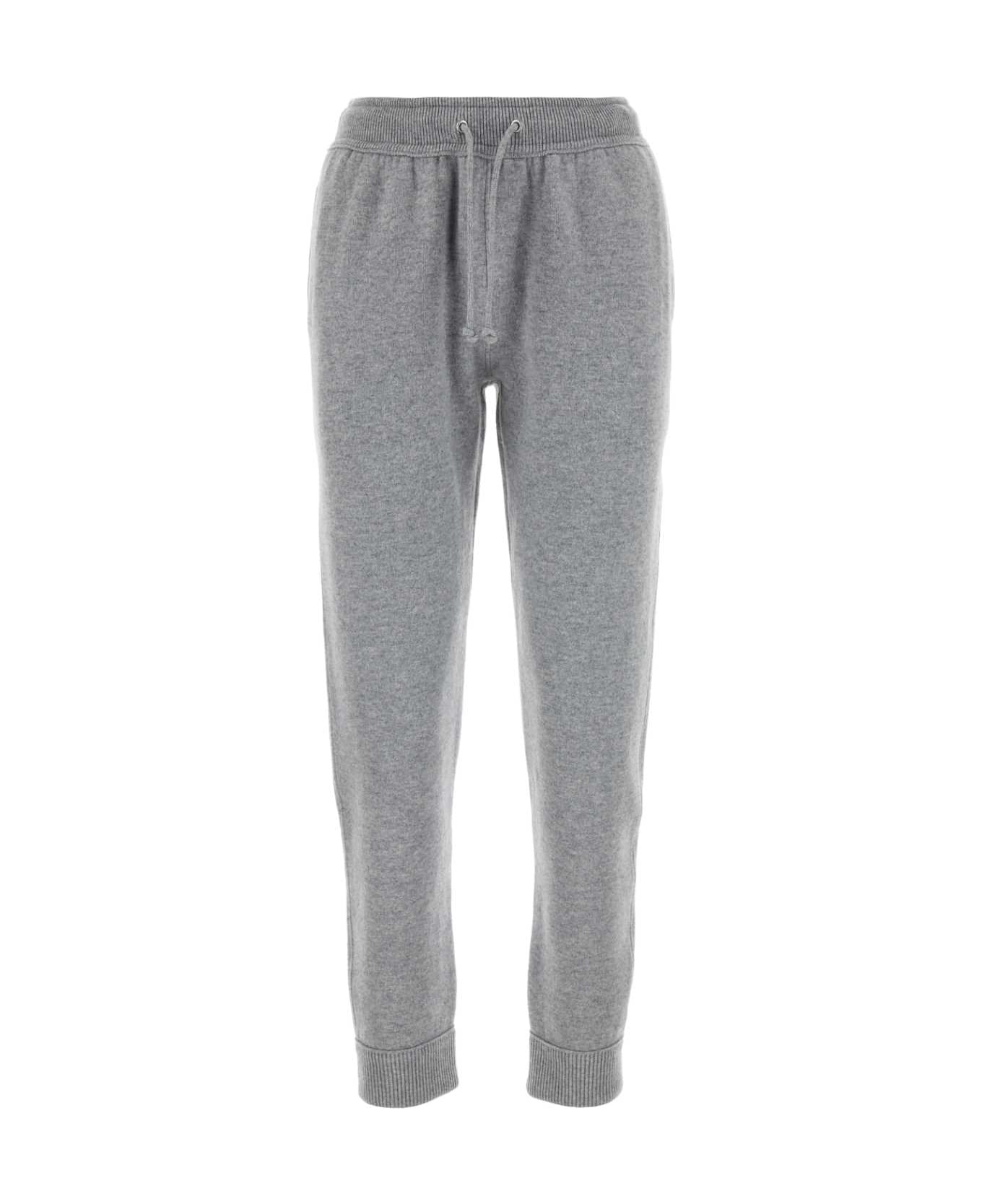 Bottega Veneta Grey Cashmere Joggers - LIGHTGREYMELANGE