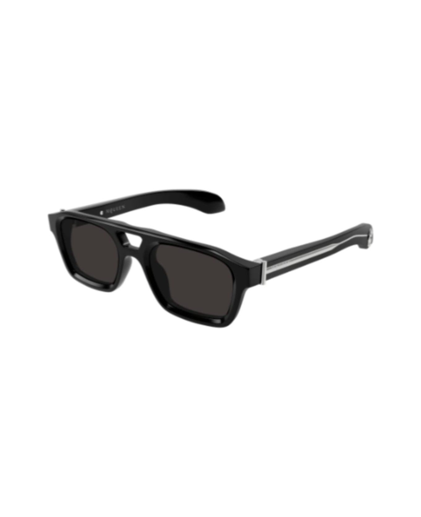 Alexander McQueen Eyewear Am0505s-001black-black-grey - BLACK-BLACK-GREY