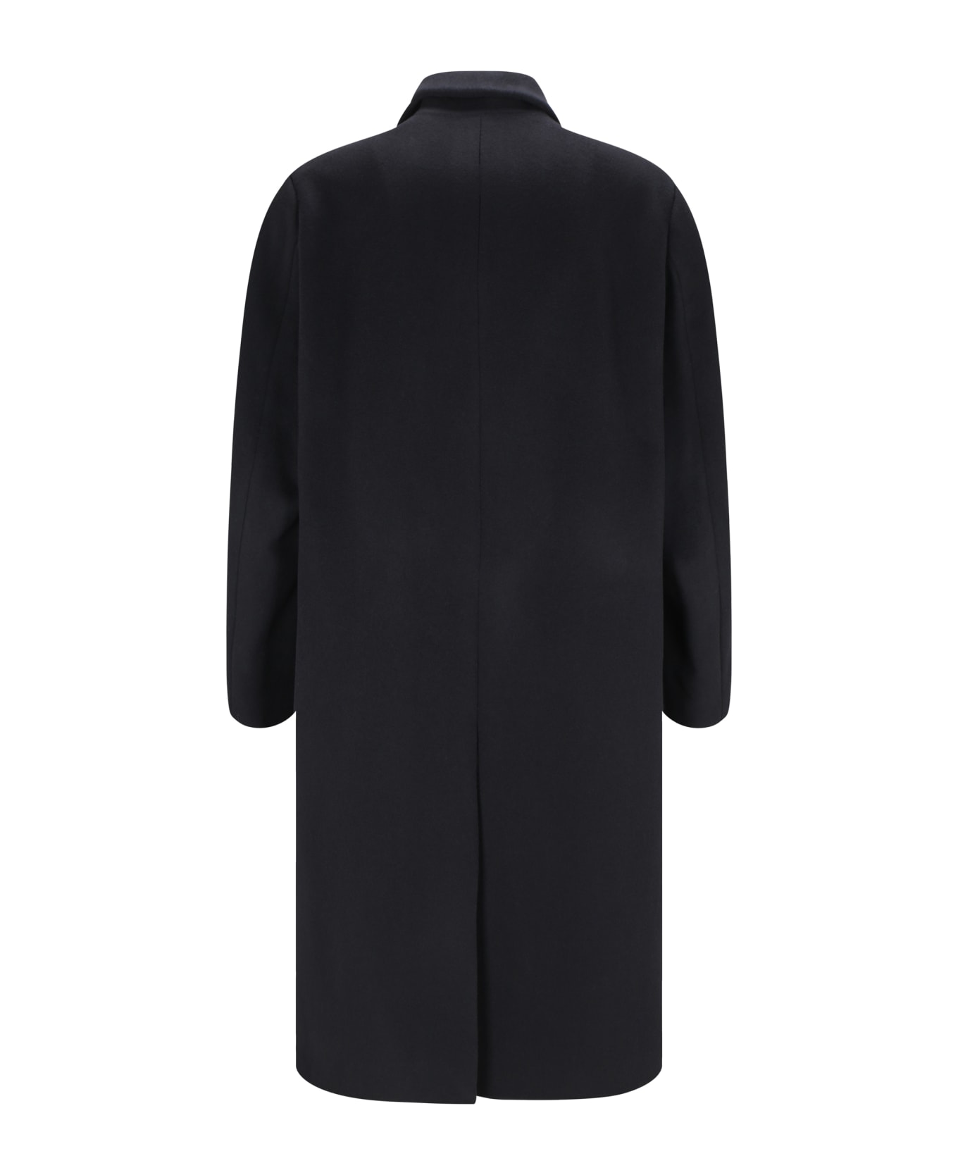 Valentino Wool Blend Coat - black