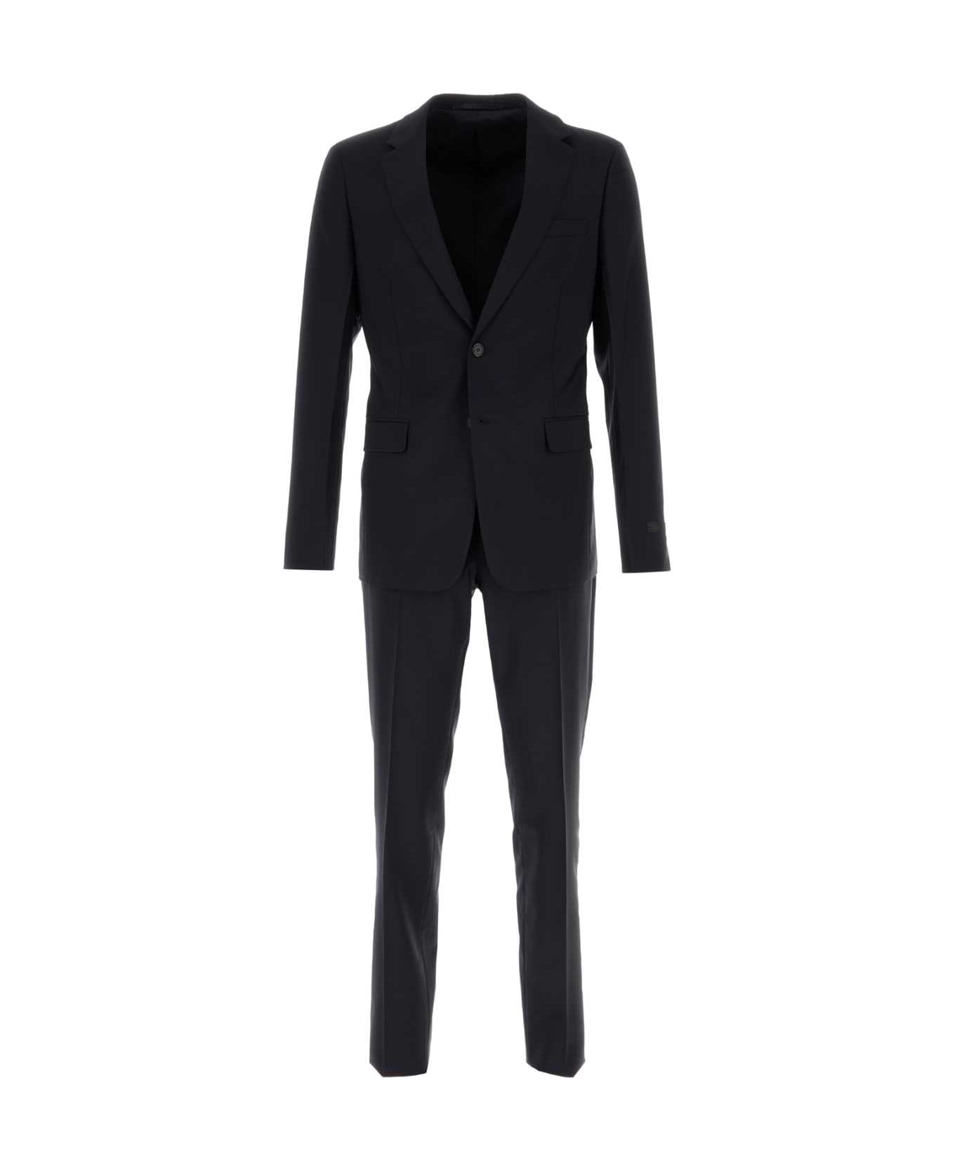 Prada Midnight Blue Wool Blend Suit - BLU