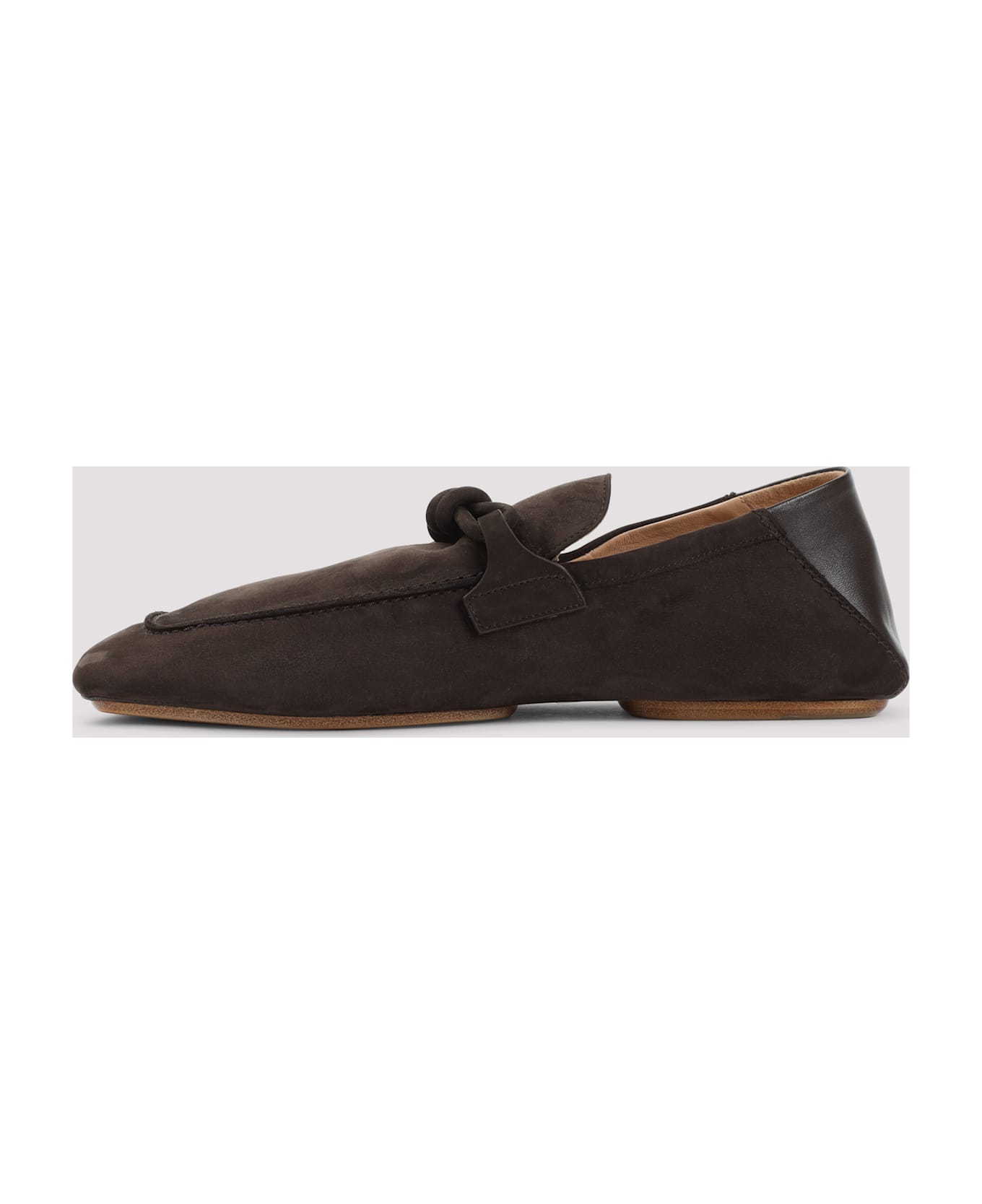 Bottega Veneta Driver With Knot Loafers - Fondant
