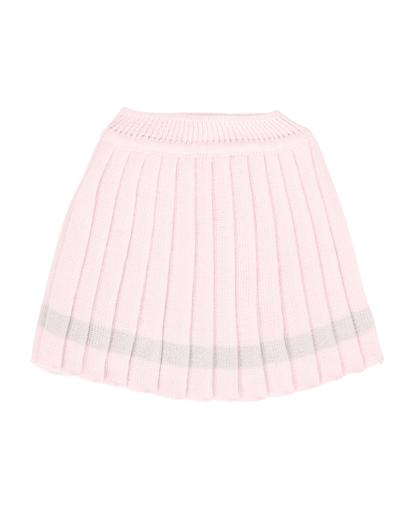 Little Bear Pink Skirt For Baby Girl - Pink