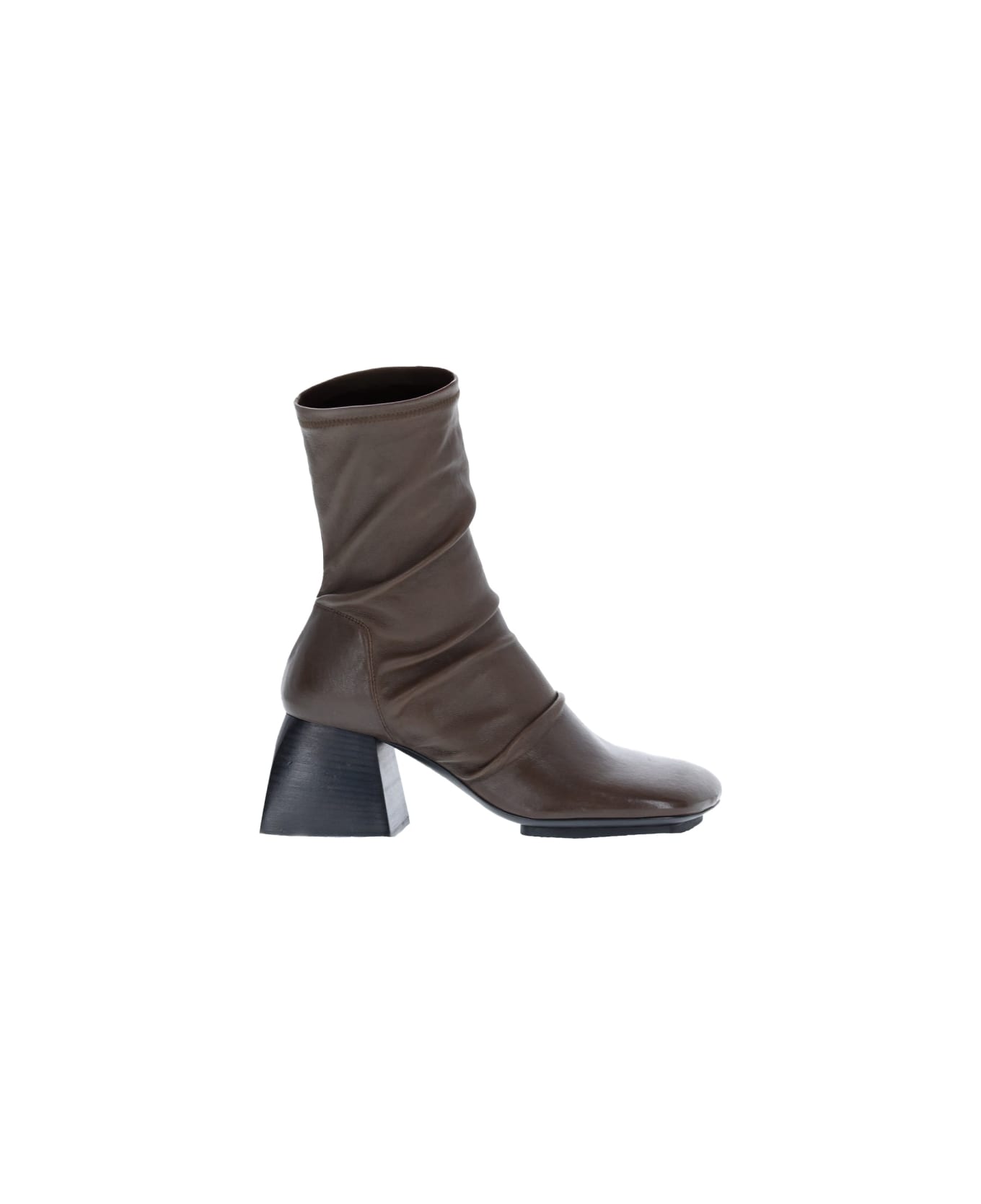 Uma Wang Cleated Boots - BROWN