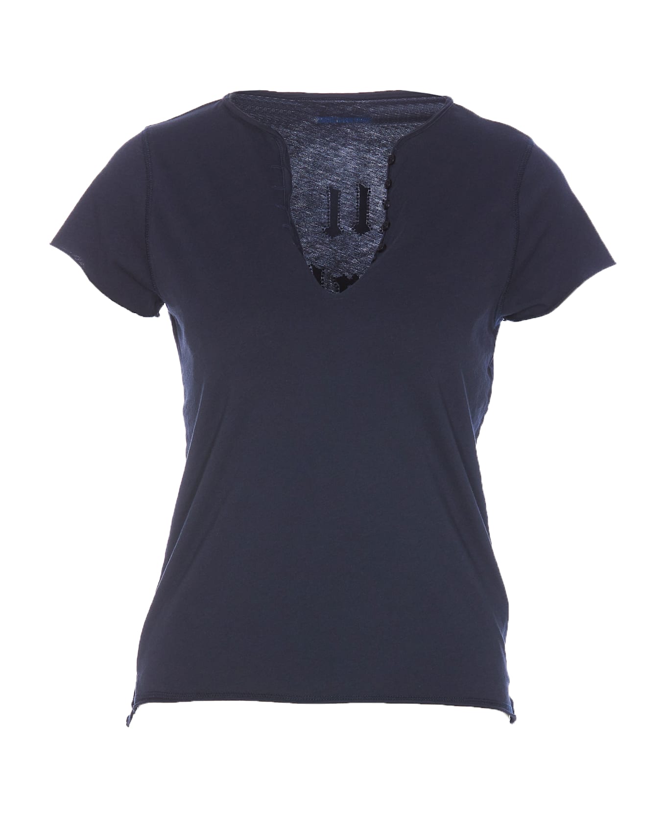 Zadig & Voltaire Tuni Call Me Baby Strass T-shirt - Blue