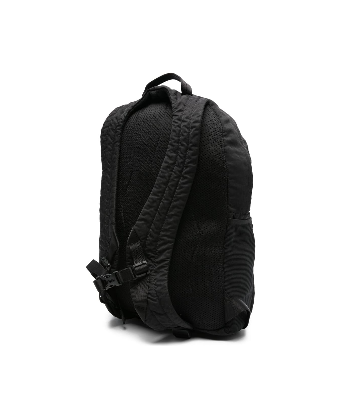 C.P. Company Logo Nylon Backpack - Black