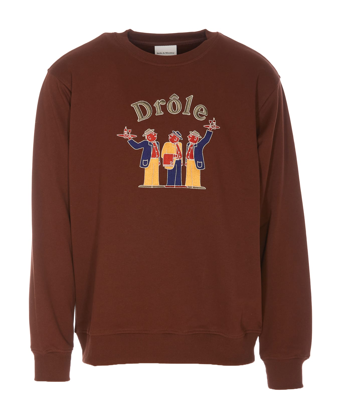 Drôle de Monsieur Le Crillon Sweatshirt - Brown