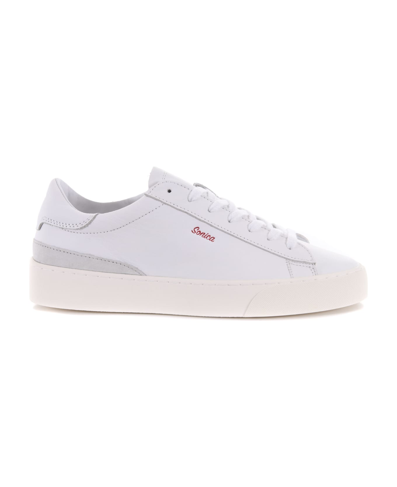 D.A.T.E. Men's Sneakers Leather. - Bianco