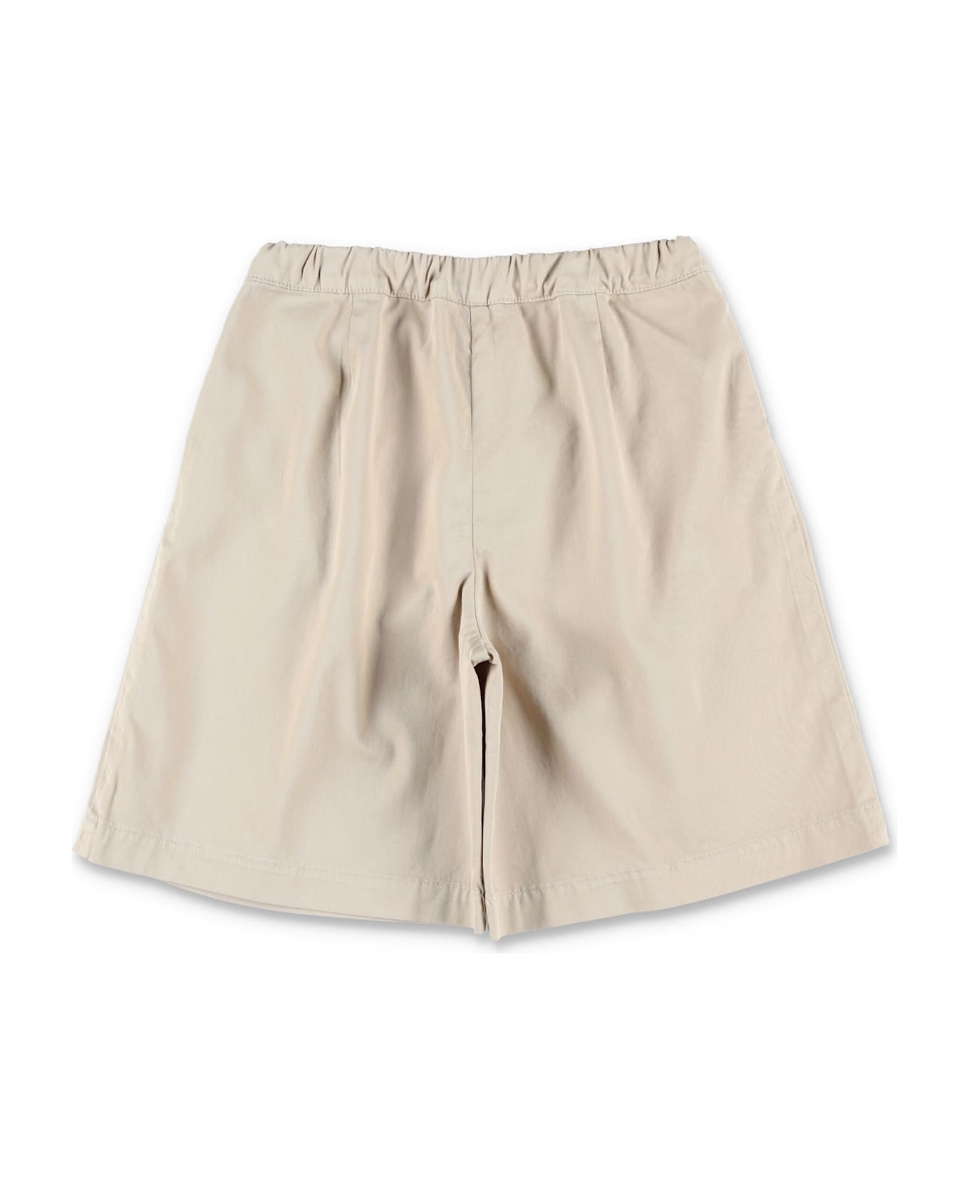 Il Gufo Kid - Gabardine Bermuda Shorts - BEIGE