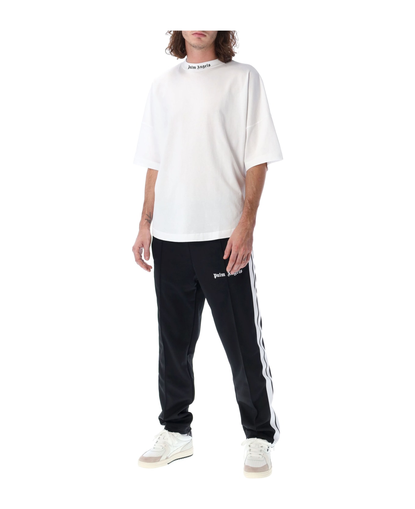 Palm Angels Classic Logo Over T-shirt - WHITE