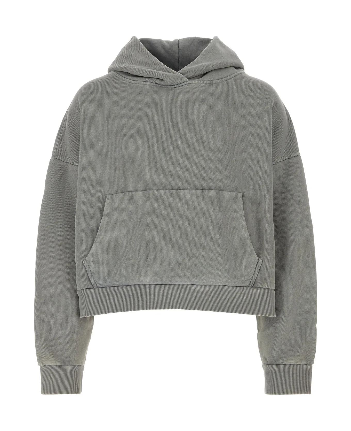 Entire Studios Grey Cotton Oversize Sweatshirt - Grey フリース