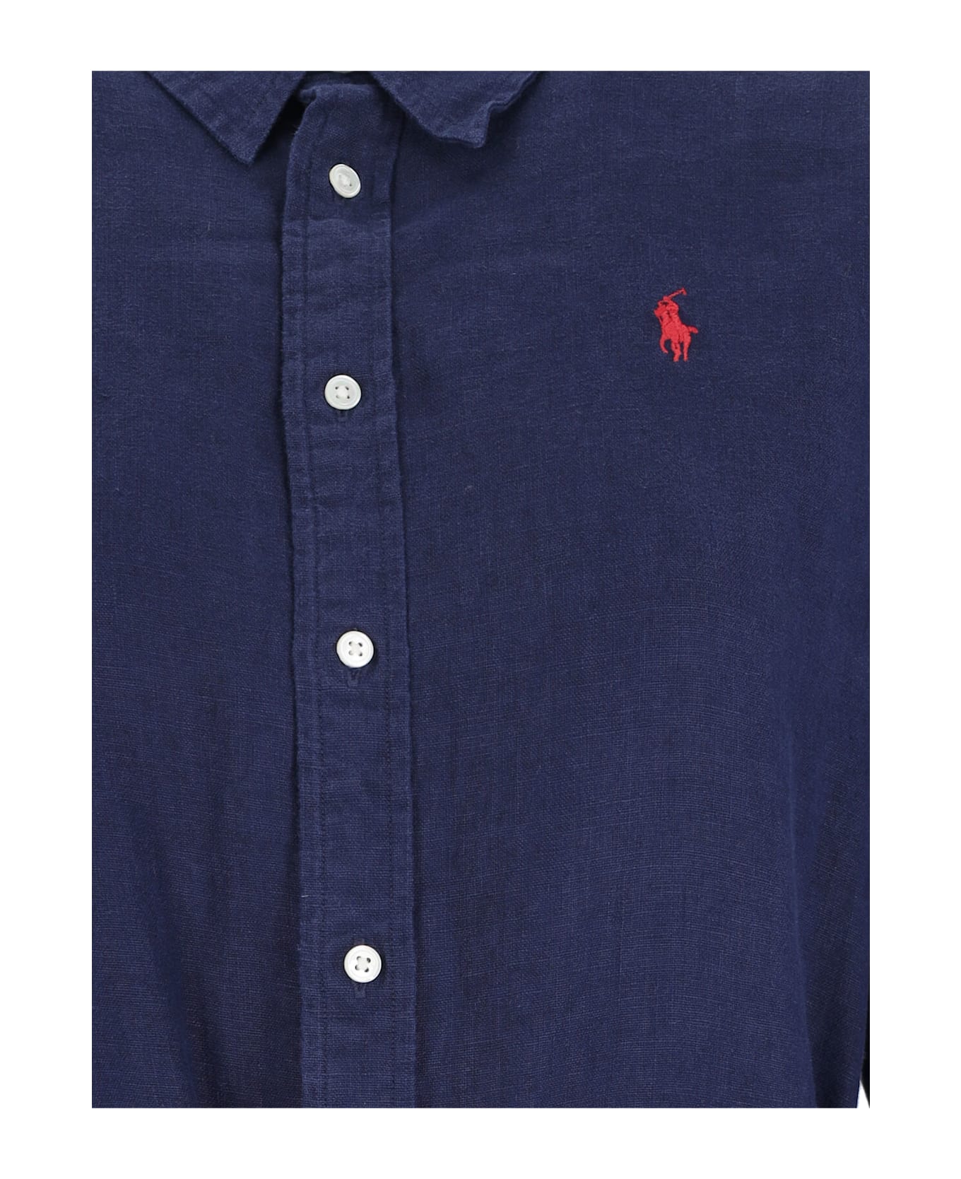 Polo Ralph Lauren Chemisier Midi Dress - Blue