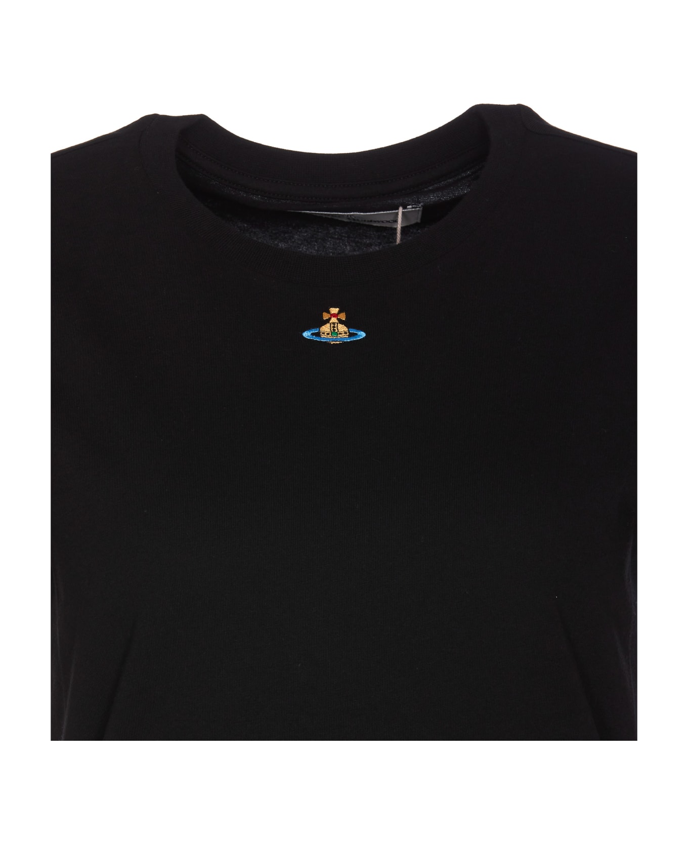 Vivienne Westwood Orb Peru' Logo T-shirt - Black