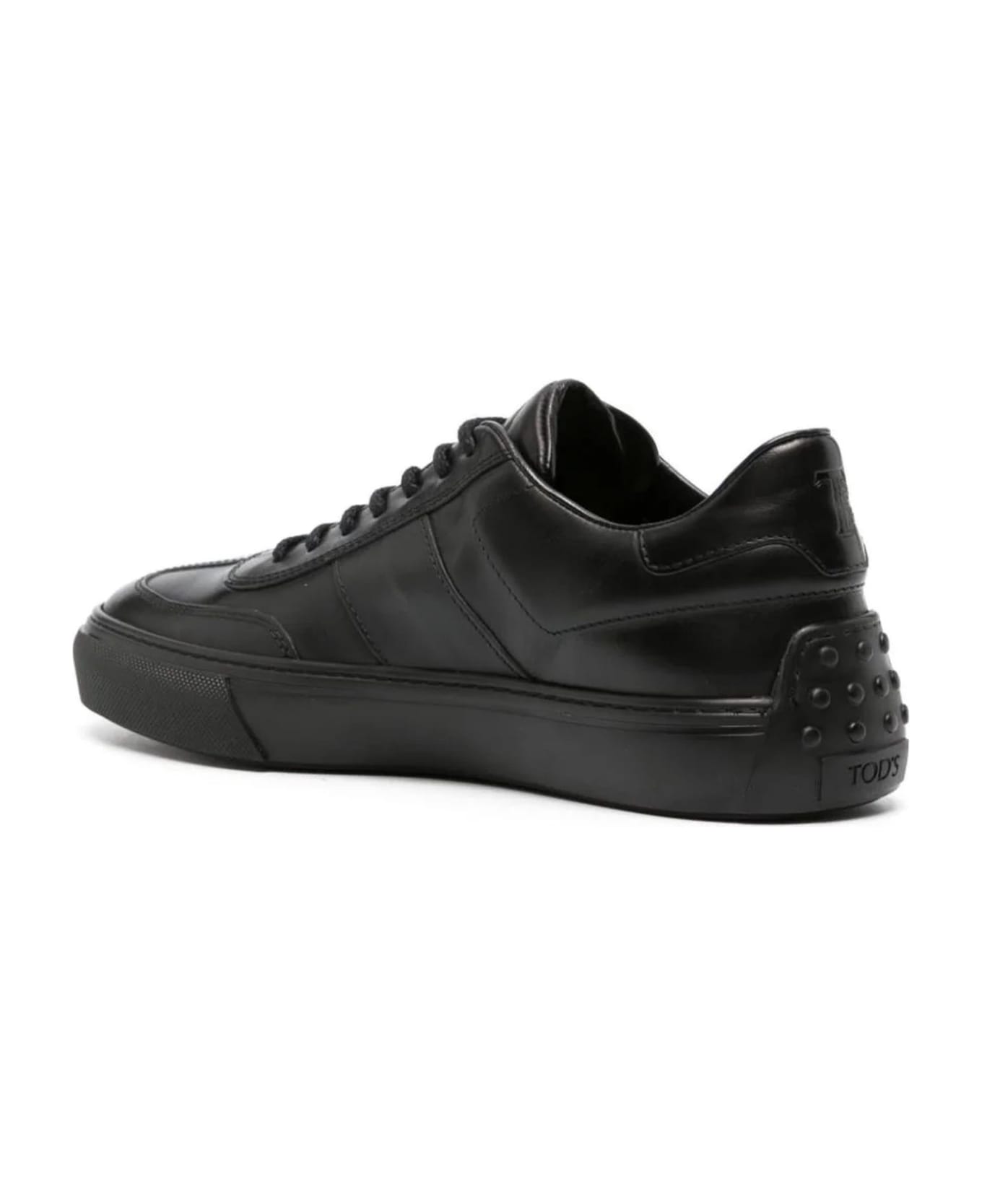 Tod's Calf Leather Sneakers - Black