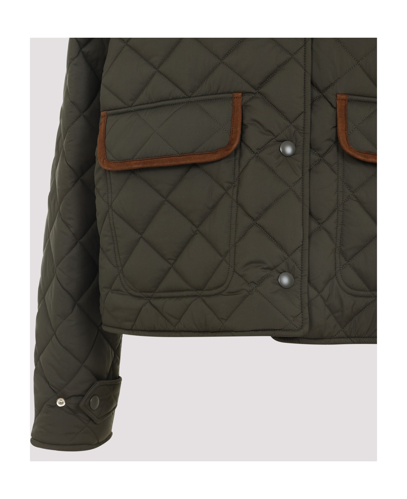 Miu Miu Recycled Polyester Jacket - Militare