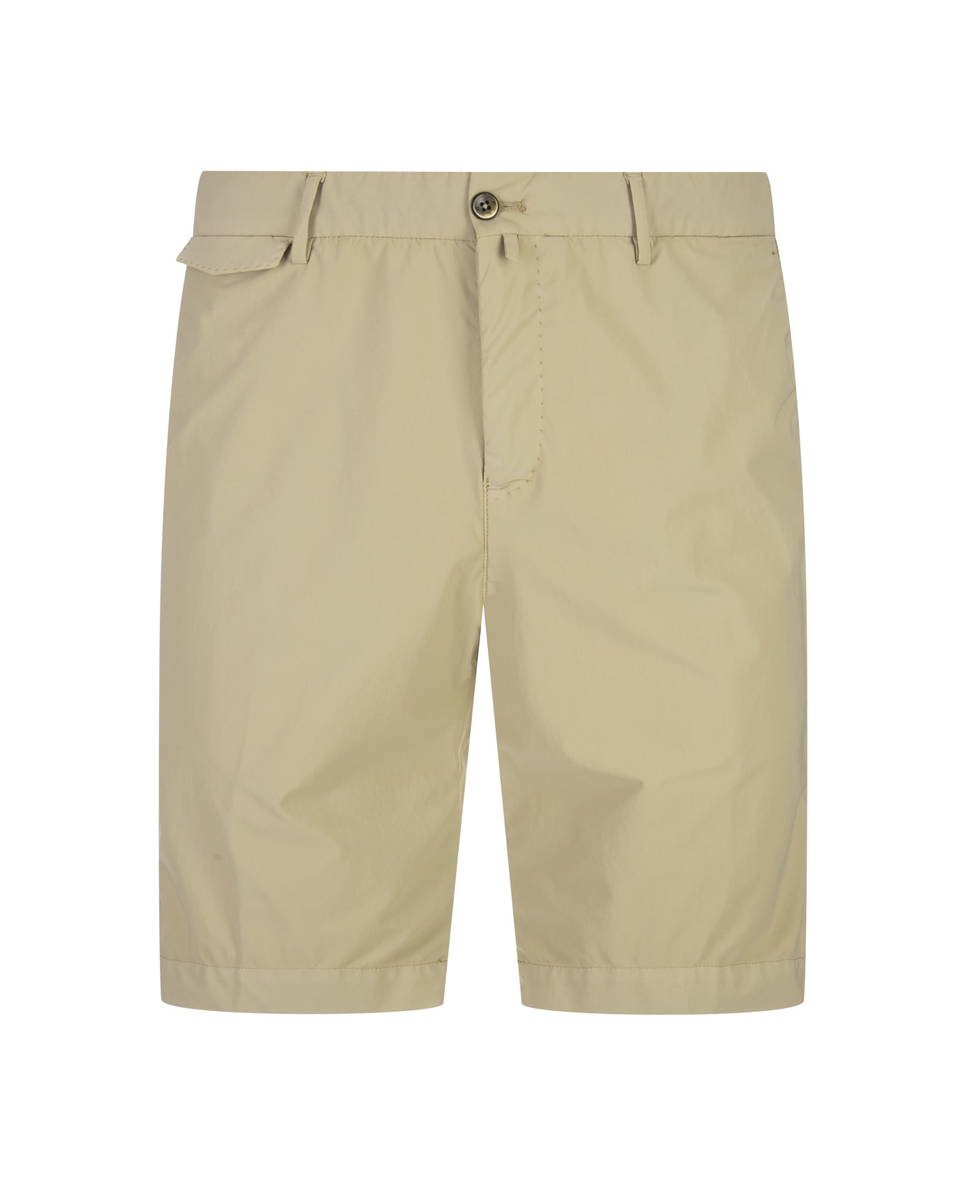 PT Bermuda Green Stretch Cotton Shorts - Green ショートパンツ