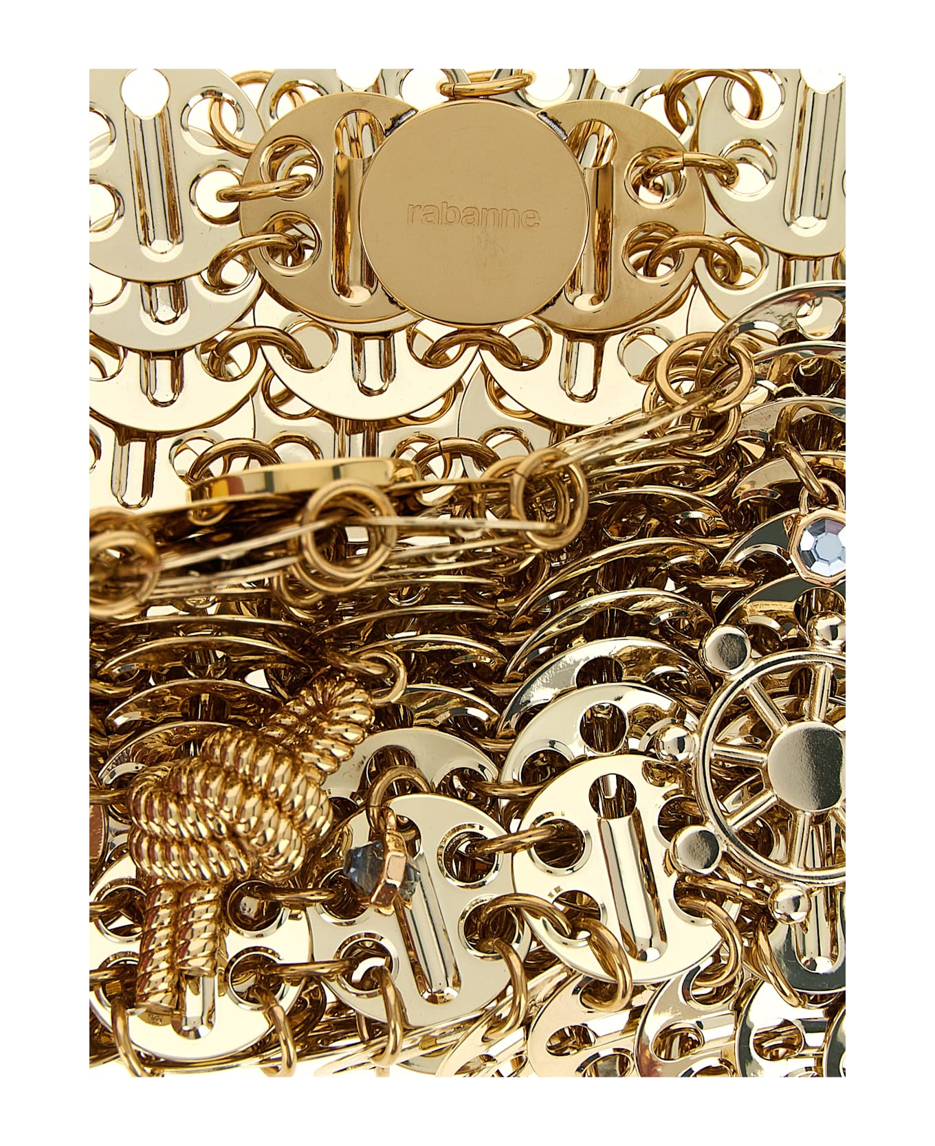 Paco Rabanne 
1969 Nano
 Shoulder Bag - Gold