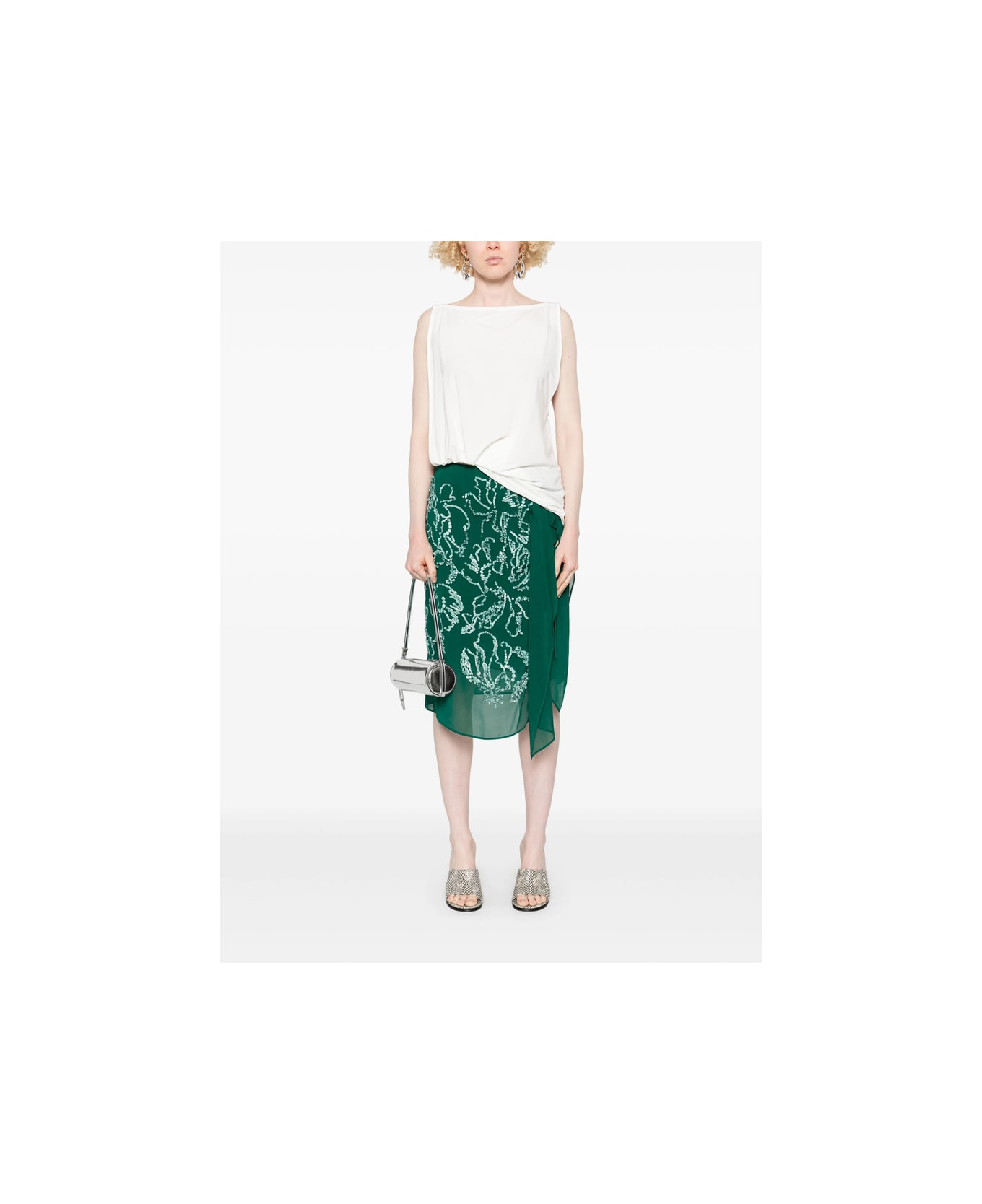 Dries Van Noten Skirt - GREEN