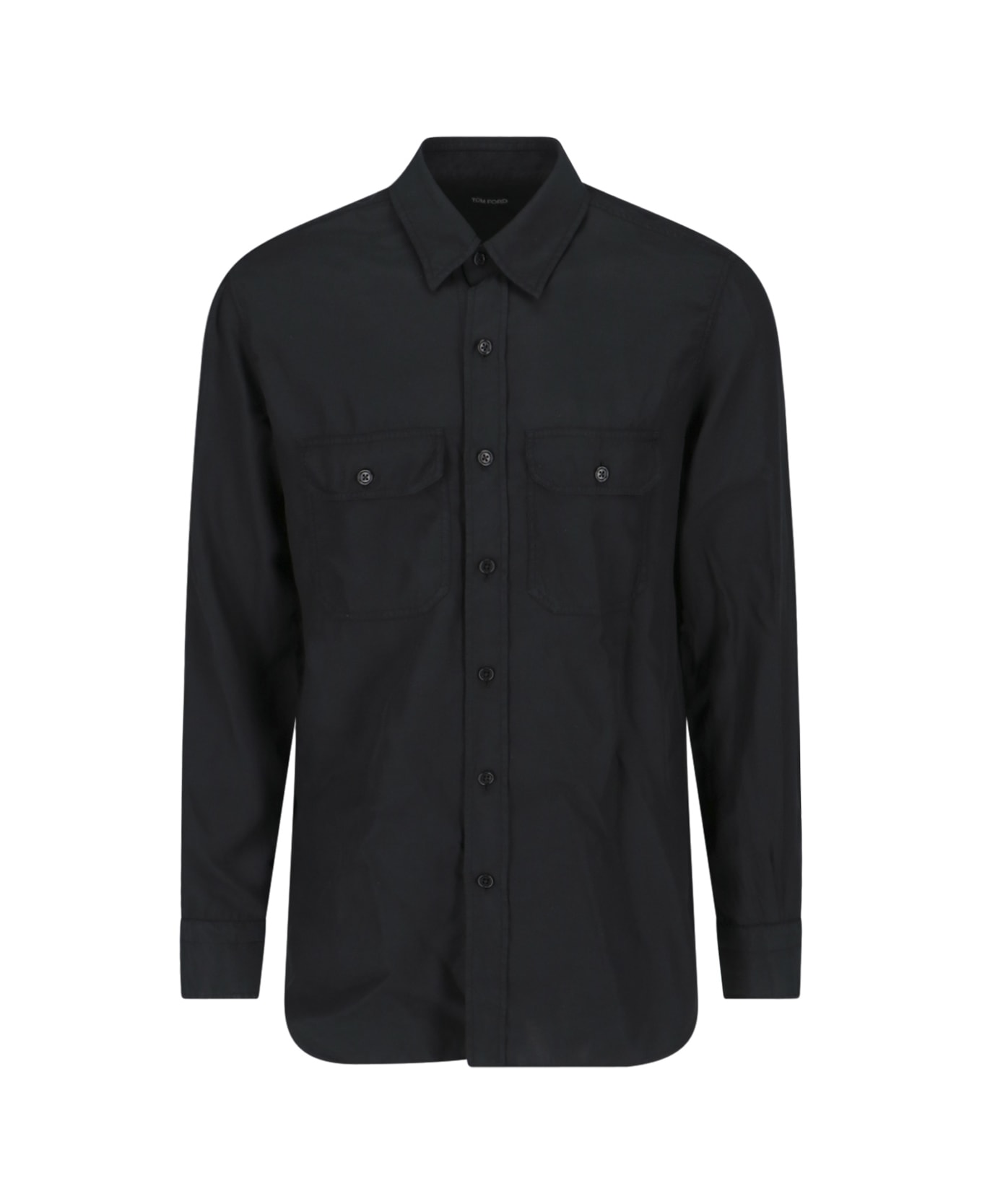 Tom Ford Pocket Detail Shirt - Black  