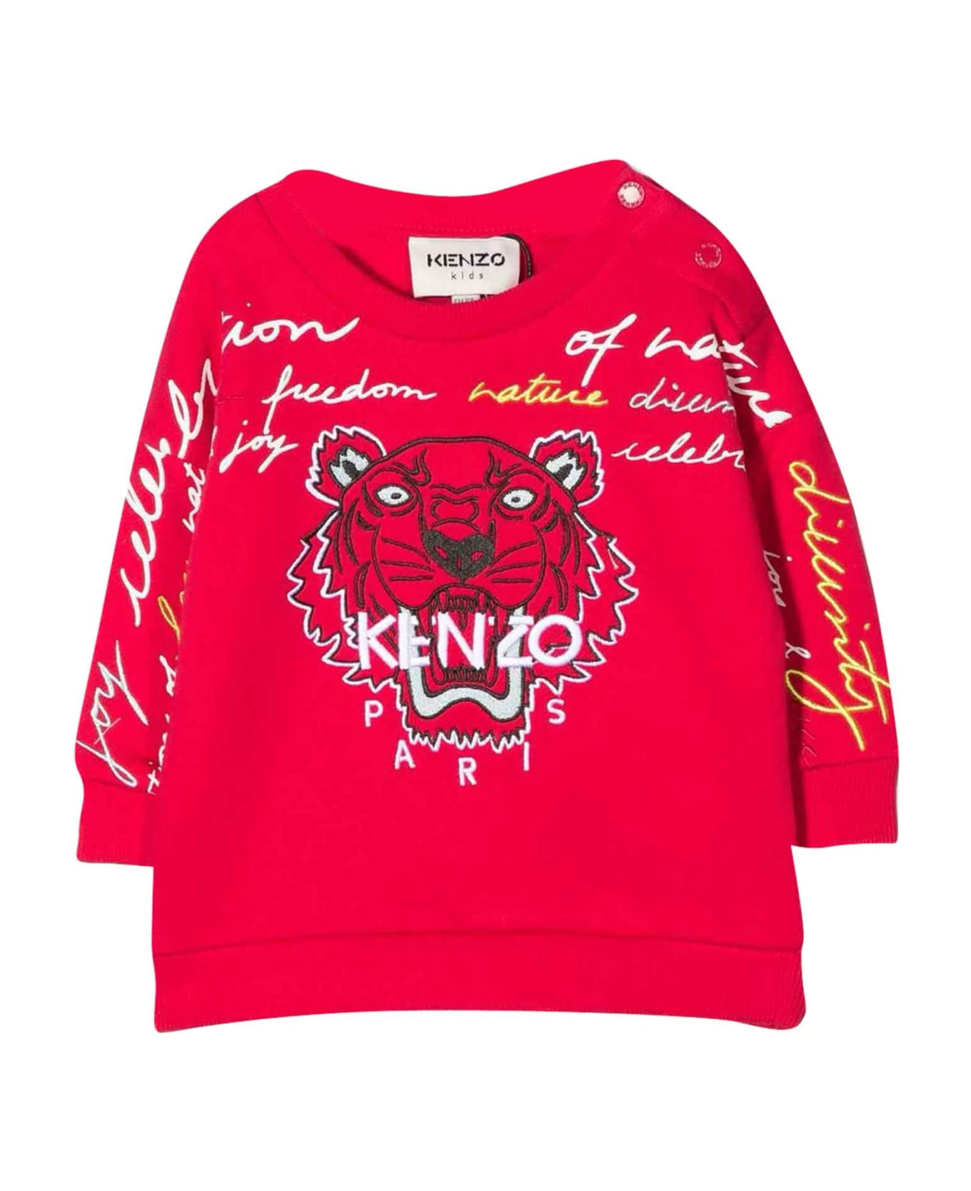 Kenzo Kids Red Sweatshirt Baby Unisex - Rosso