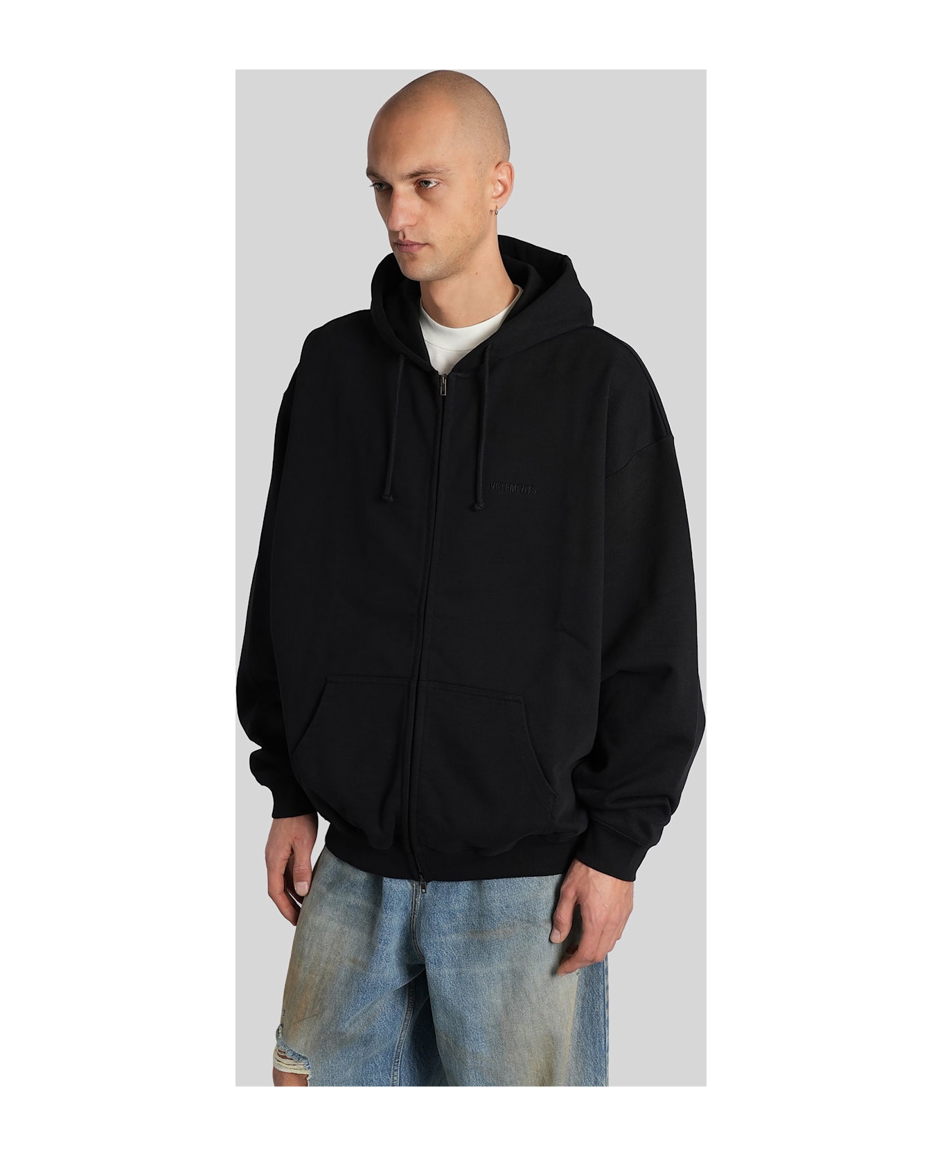 VETEMENTS Sweatshirt In Black Cotton - black