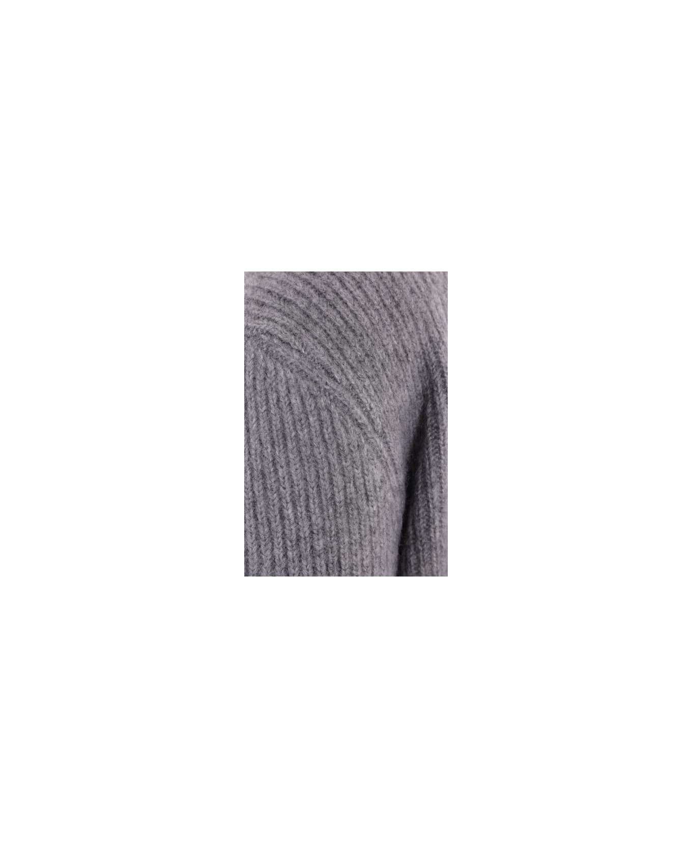 Tom Ford Brushed Shawl Collar Cardigan - Ash grey