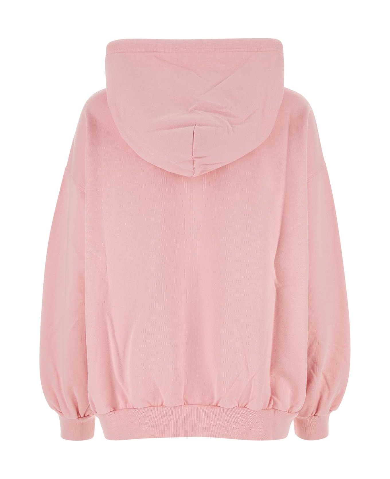 Versace Pink Cotton Sweatshirt - PALEPINK