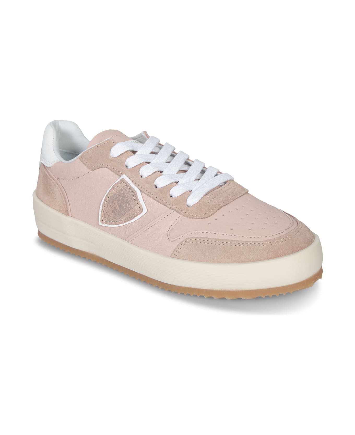 Philippe Model Nice Low Sneakers In Powder Pink - Pink