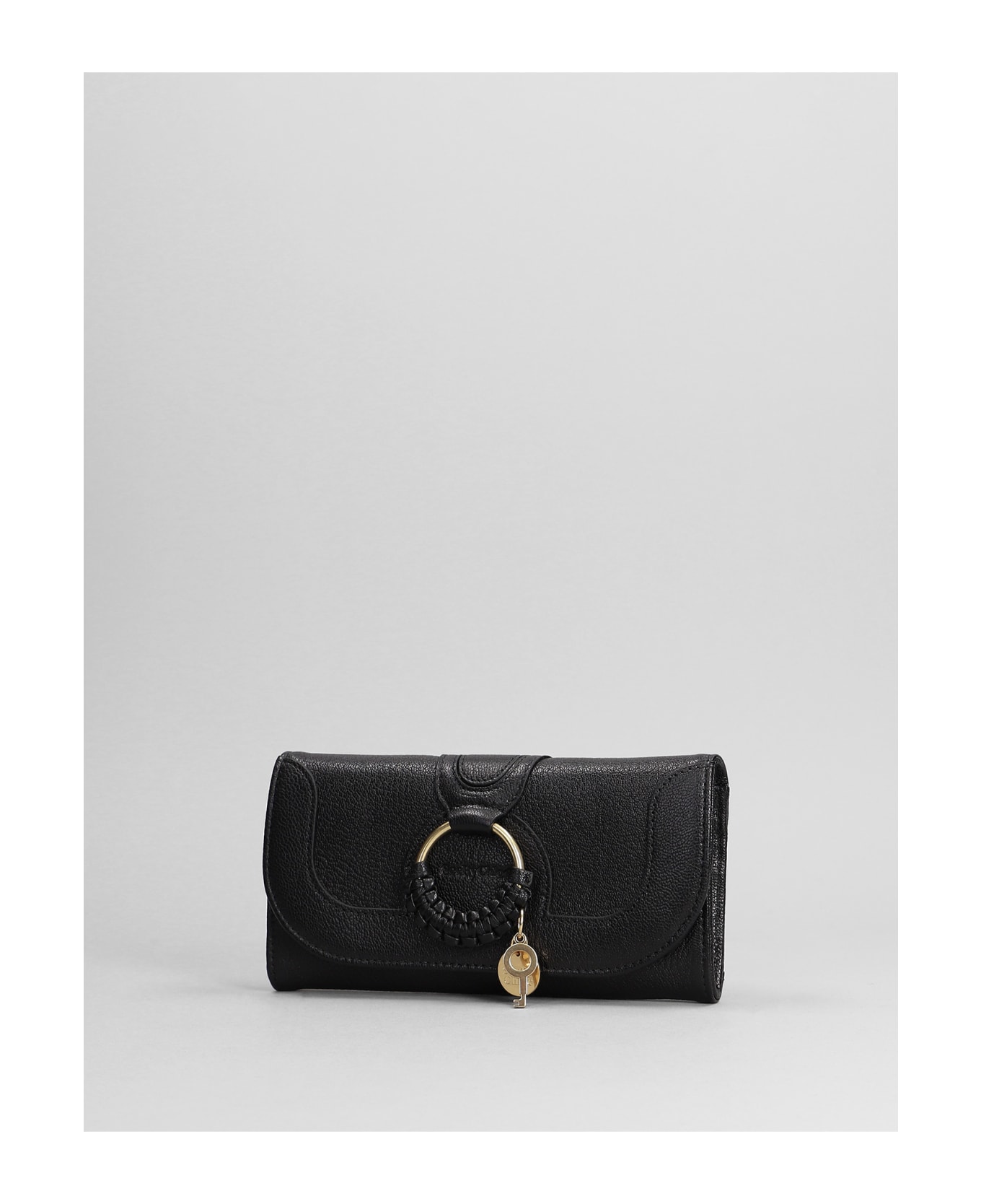 See by Chloé Hana Long Wallet In Black Leather - black
