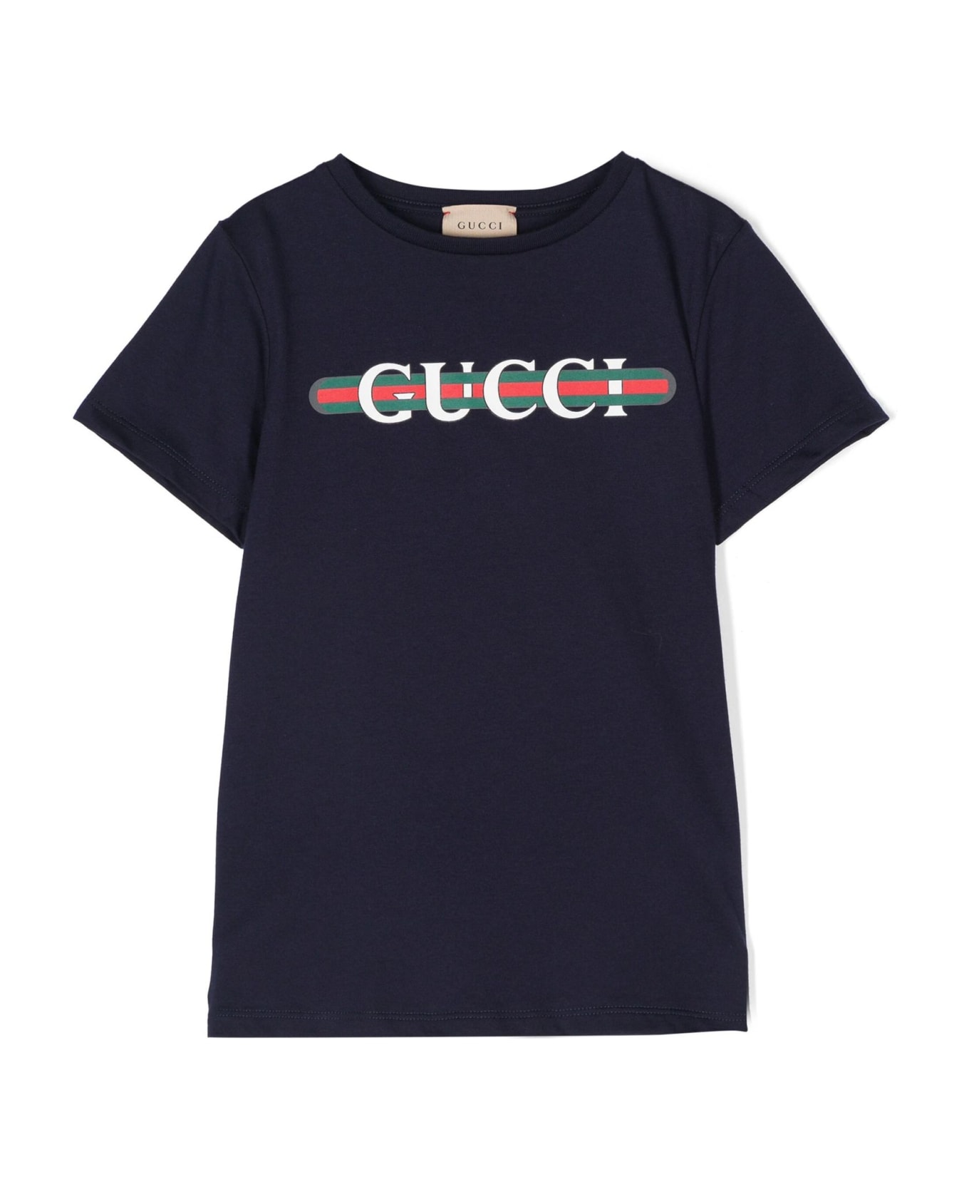 Gucci Kids T-shirts And Polos Blue - Blue