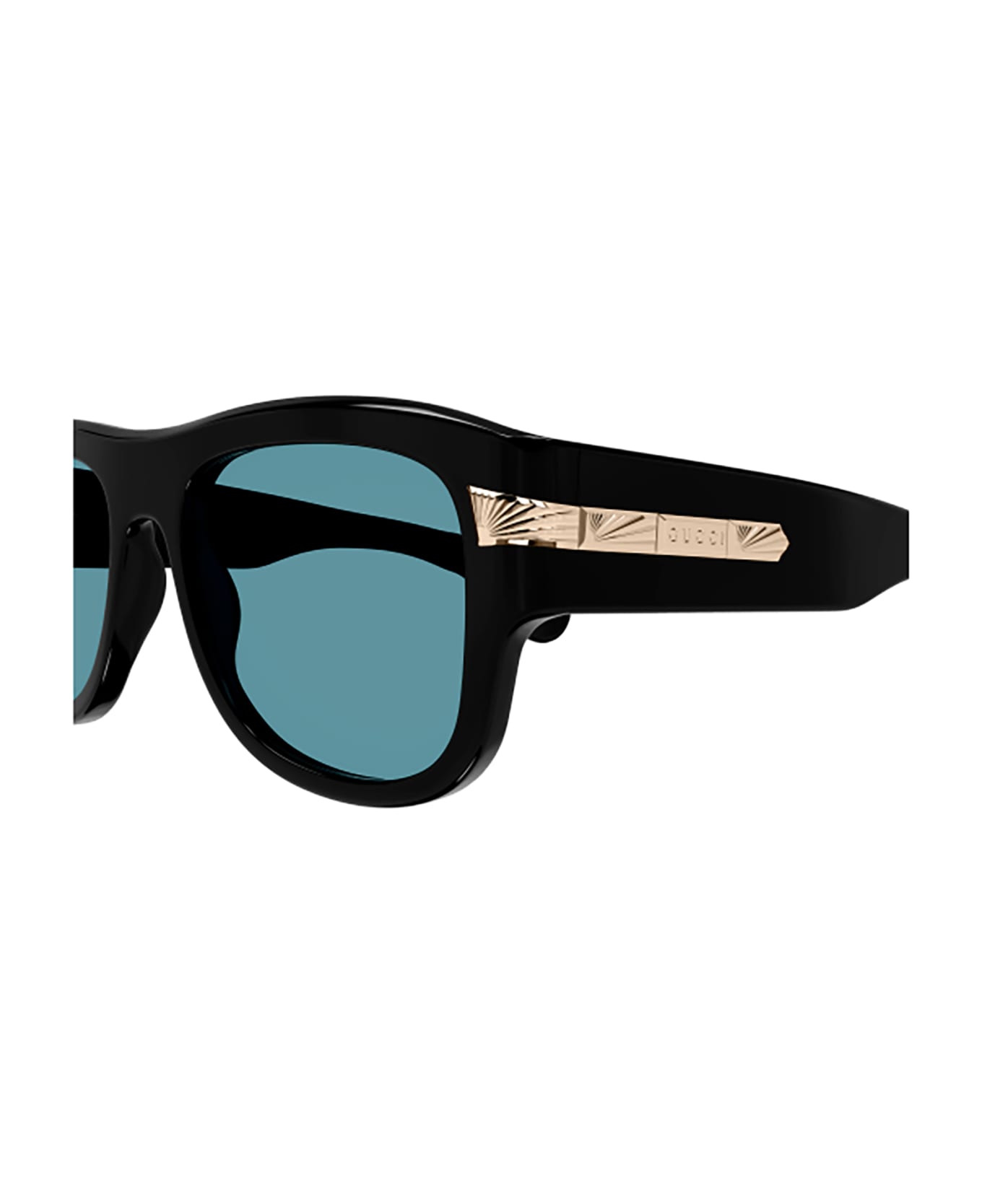 Gucci Eyewear GG1517S Sunglasses - Black Black Blue サングラス