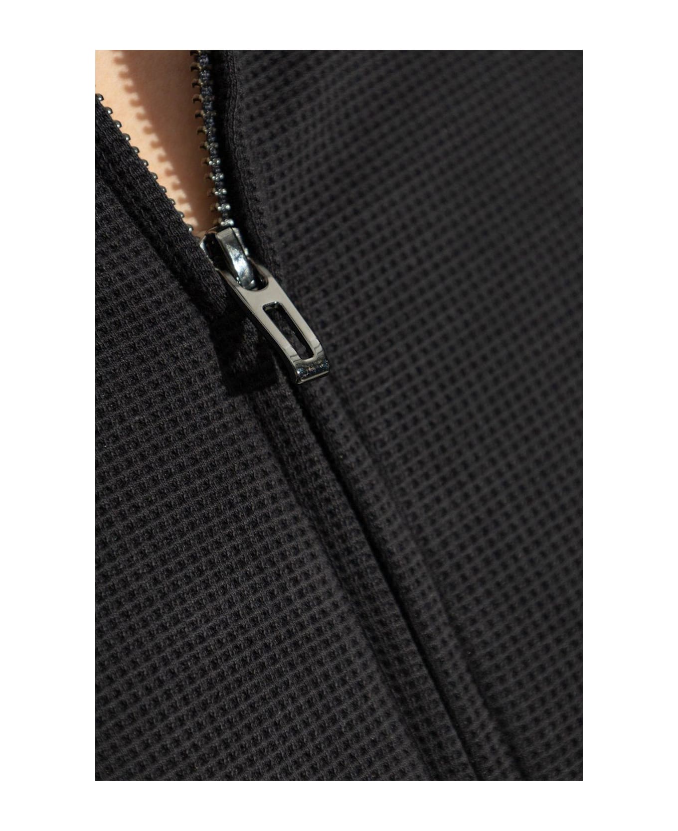Emporio Armani Zip-up High Neck Sweatshirt - Blue