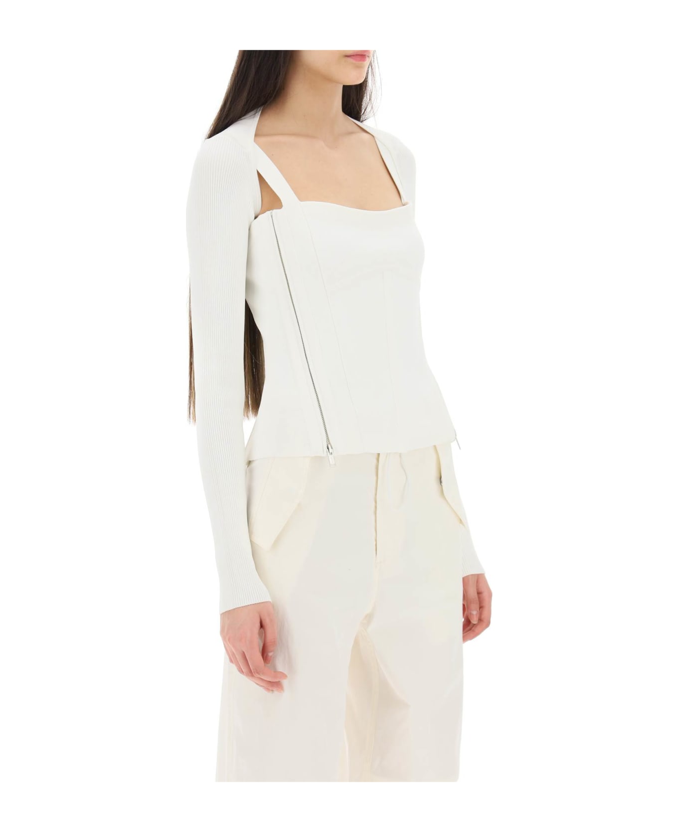 Dion Lee Modular Corset Top - IVORY (White)
