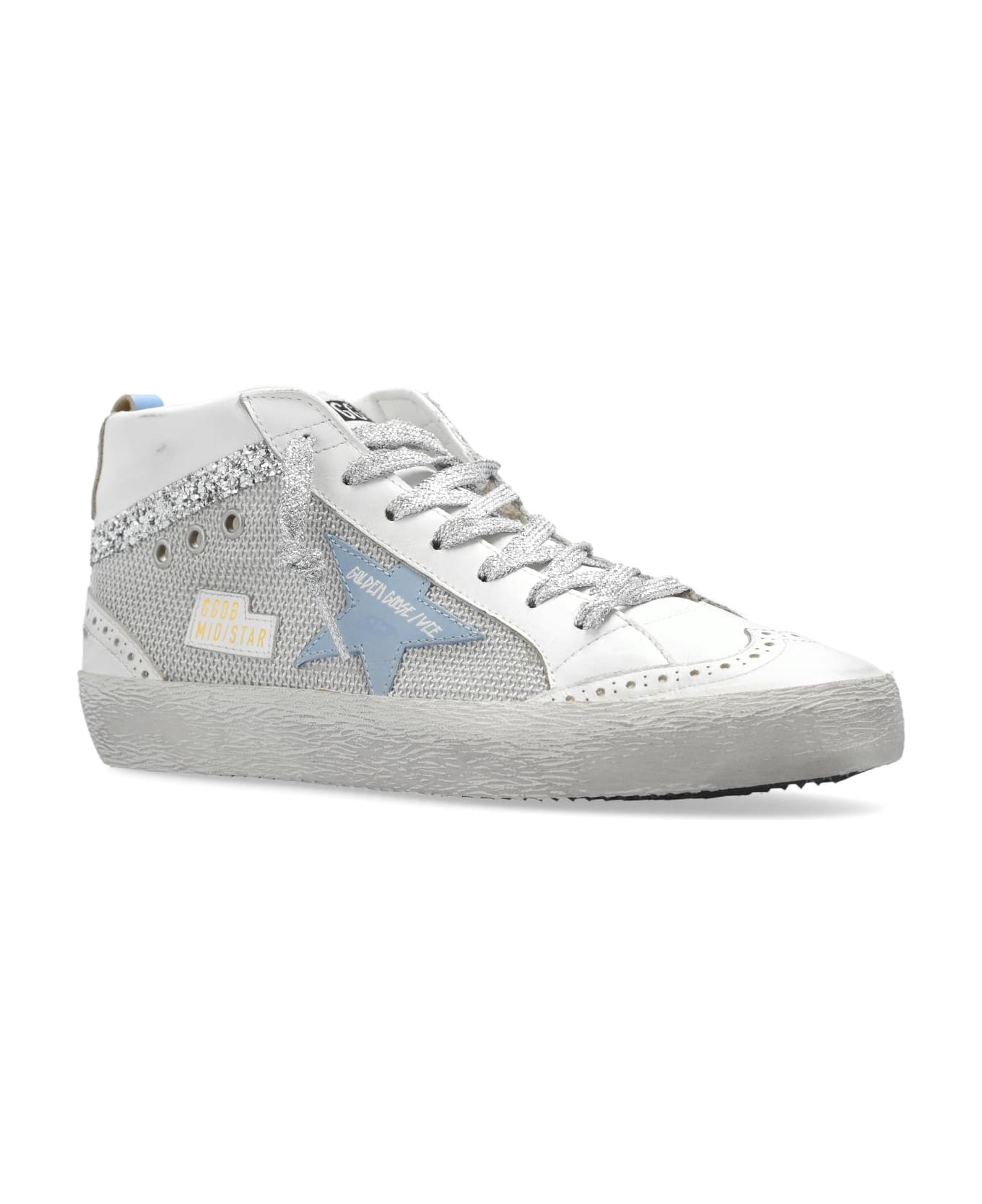 Golden Goose 'mid Star Classic' High-top Sneakers - White
