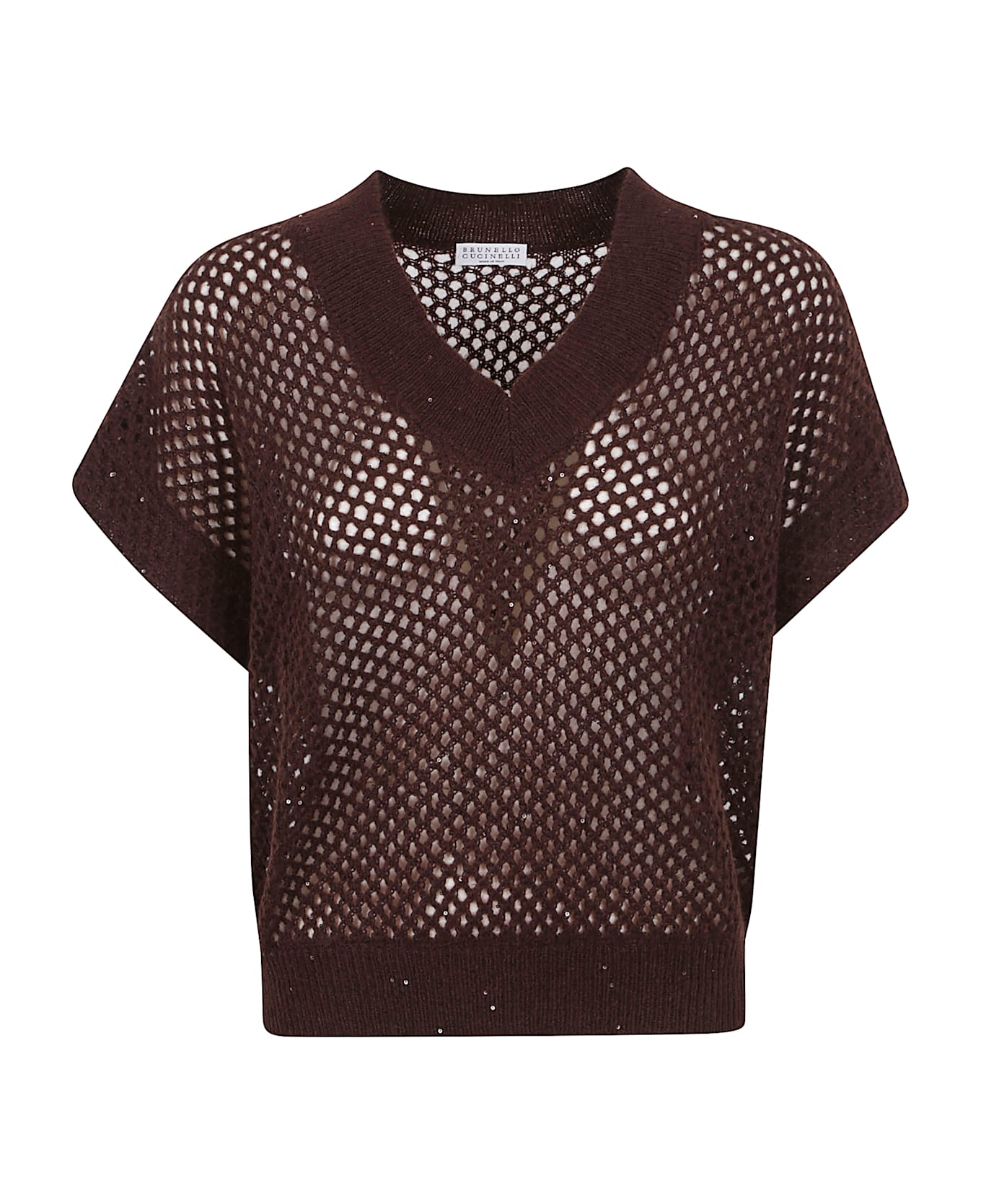 Brunello Cucinelli Knitted Vest - Fondente
