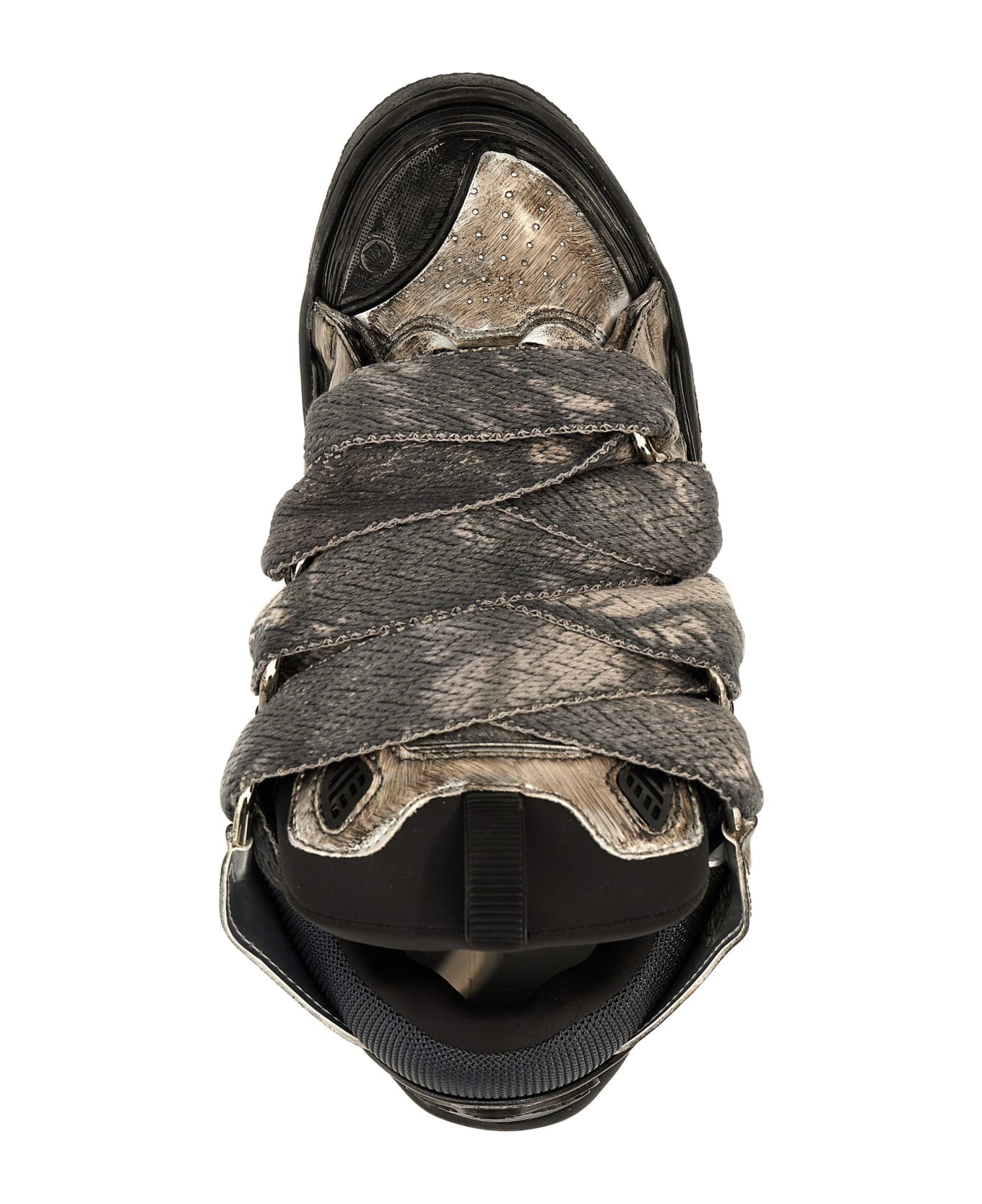 Lanvin 'curb' Sneakers - Silver Black スニーカー
