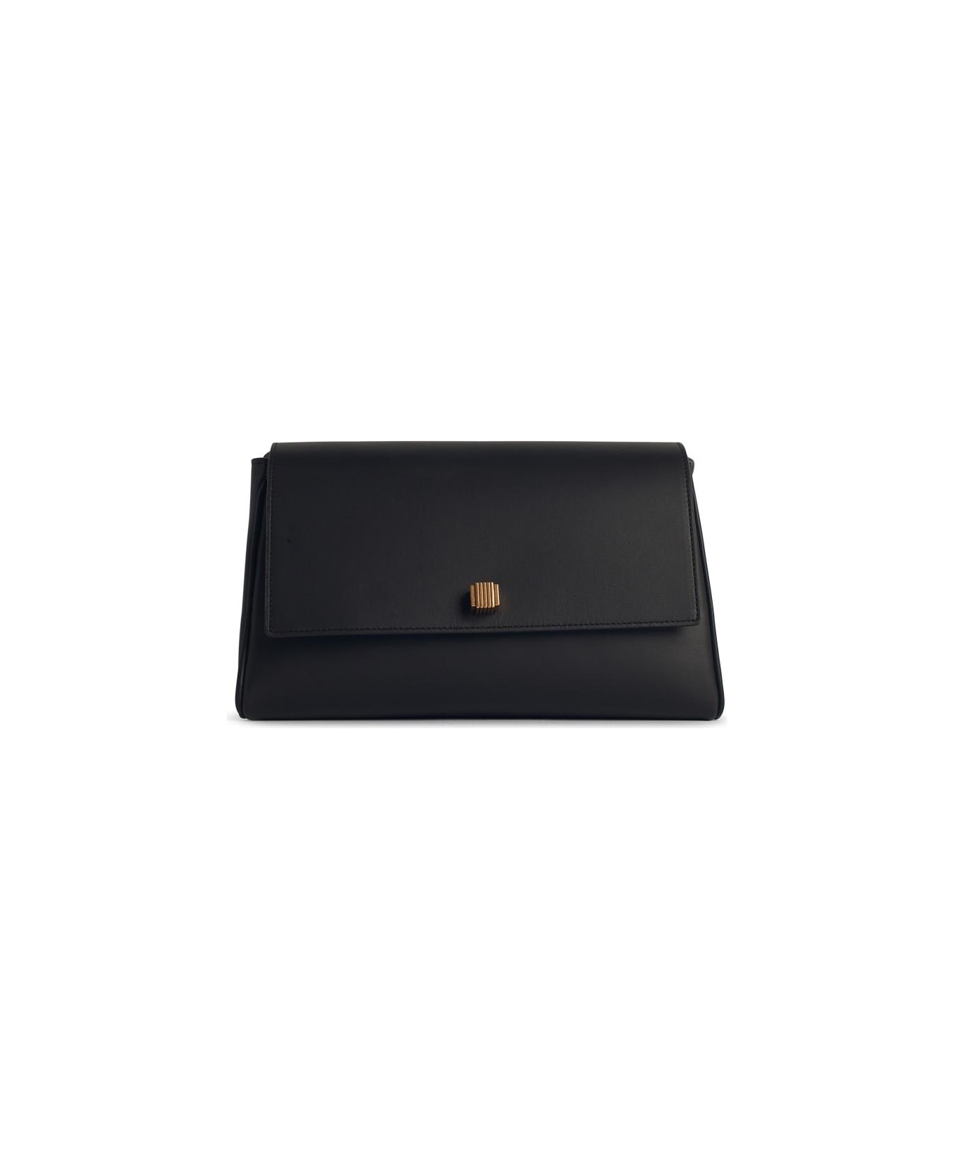 Khaite 
cate
 Black Leather Crossbody Bag - Black