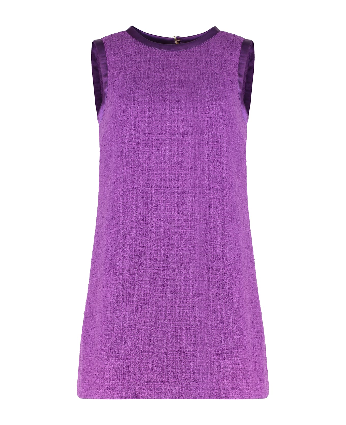 Dolce 
Gabbana I Live In A Cotton Blend Tweed. - purple