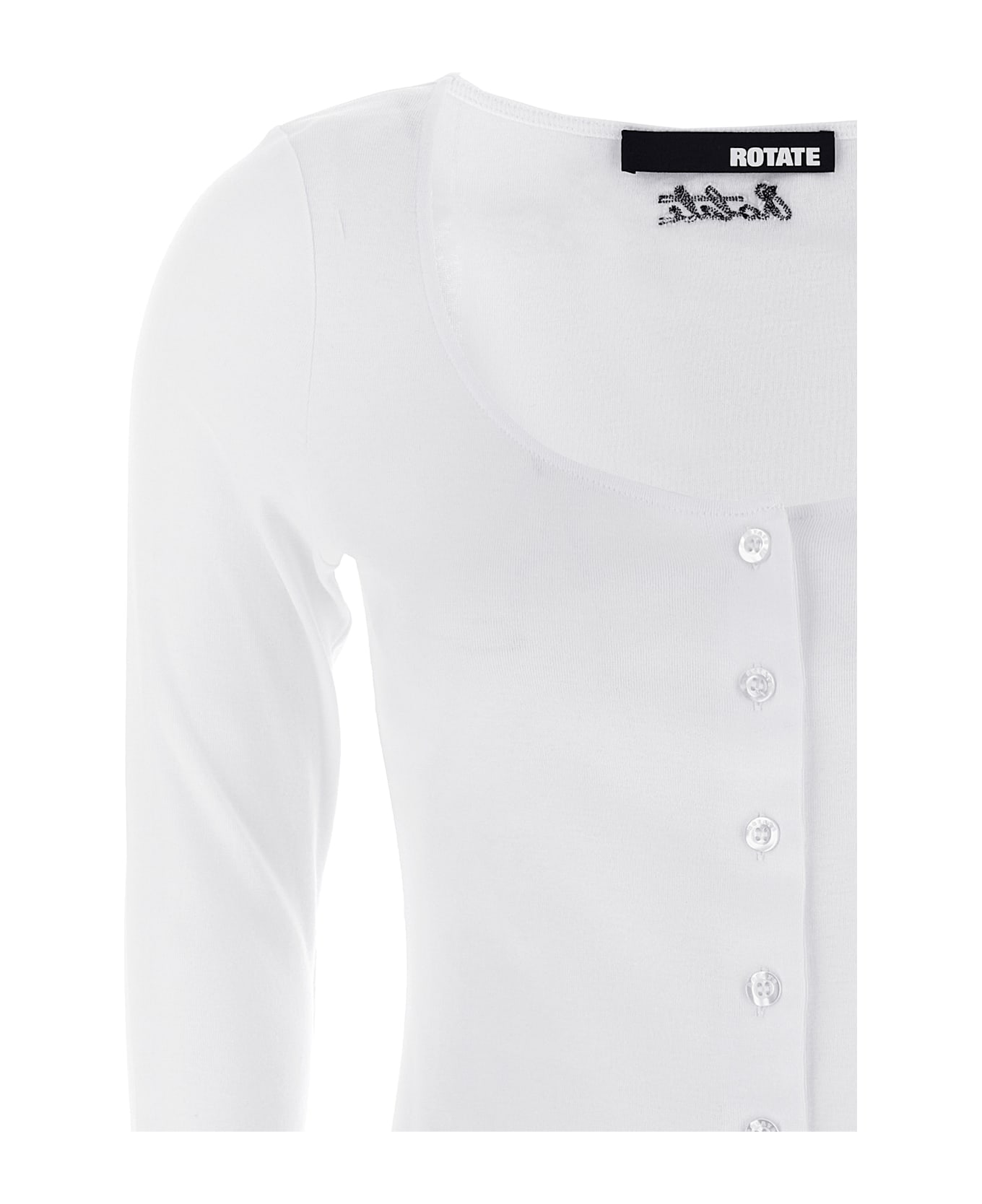 Rotate by Birger Christensen 
buttoned Ls
 Top - White